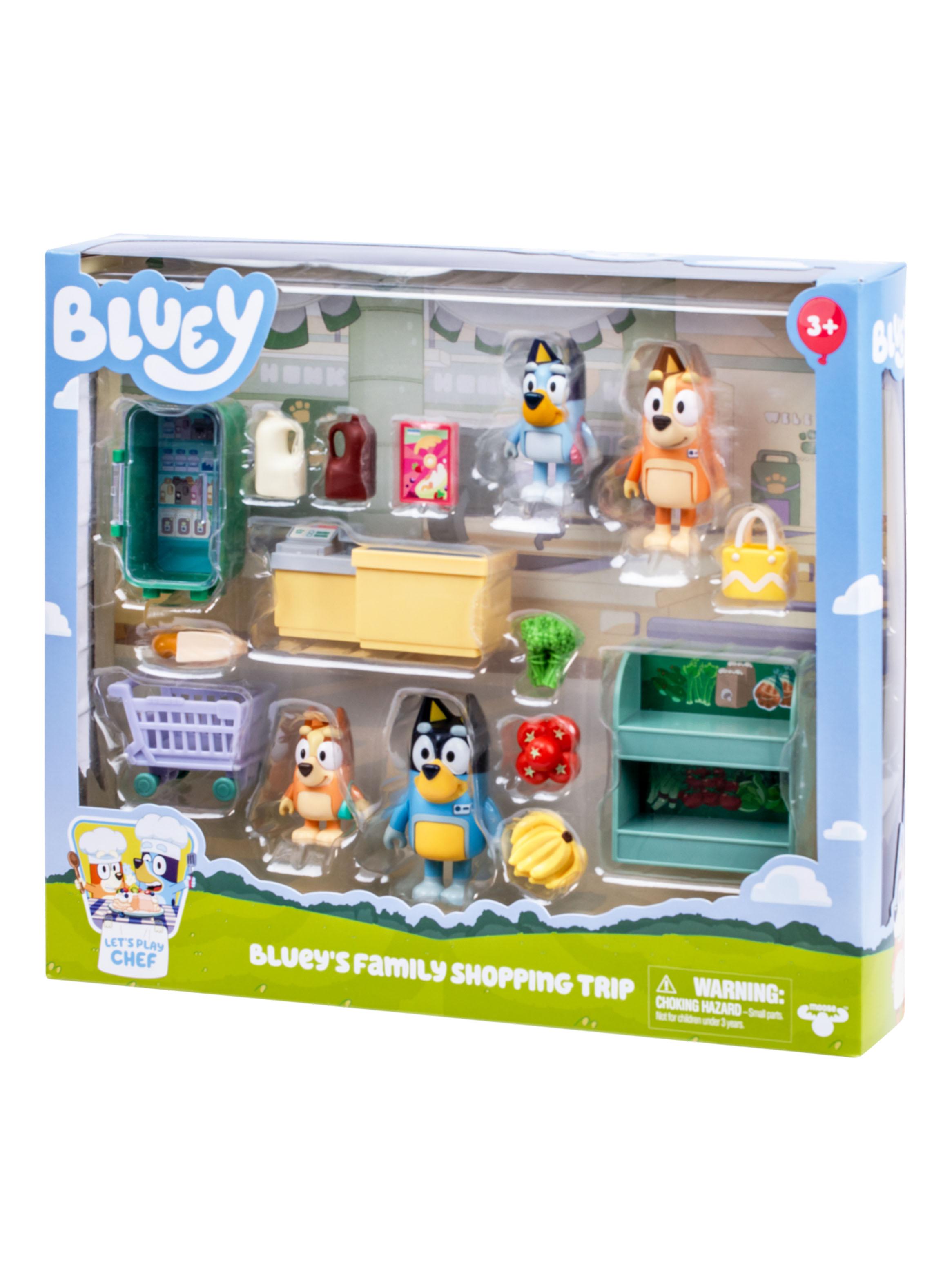 Set de Juego Excursión de Compras Familiar Bluey-4