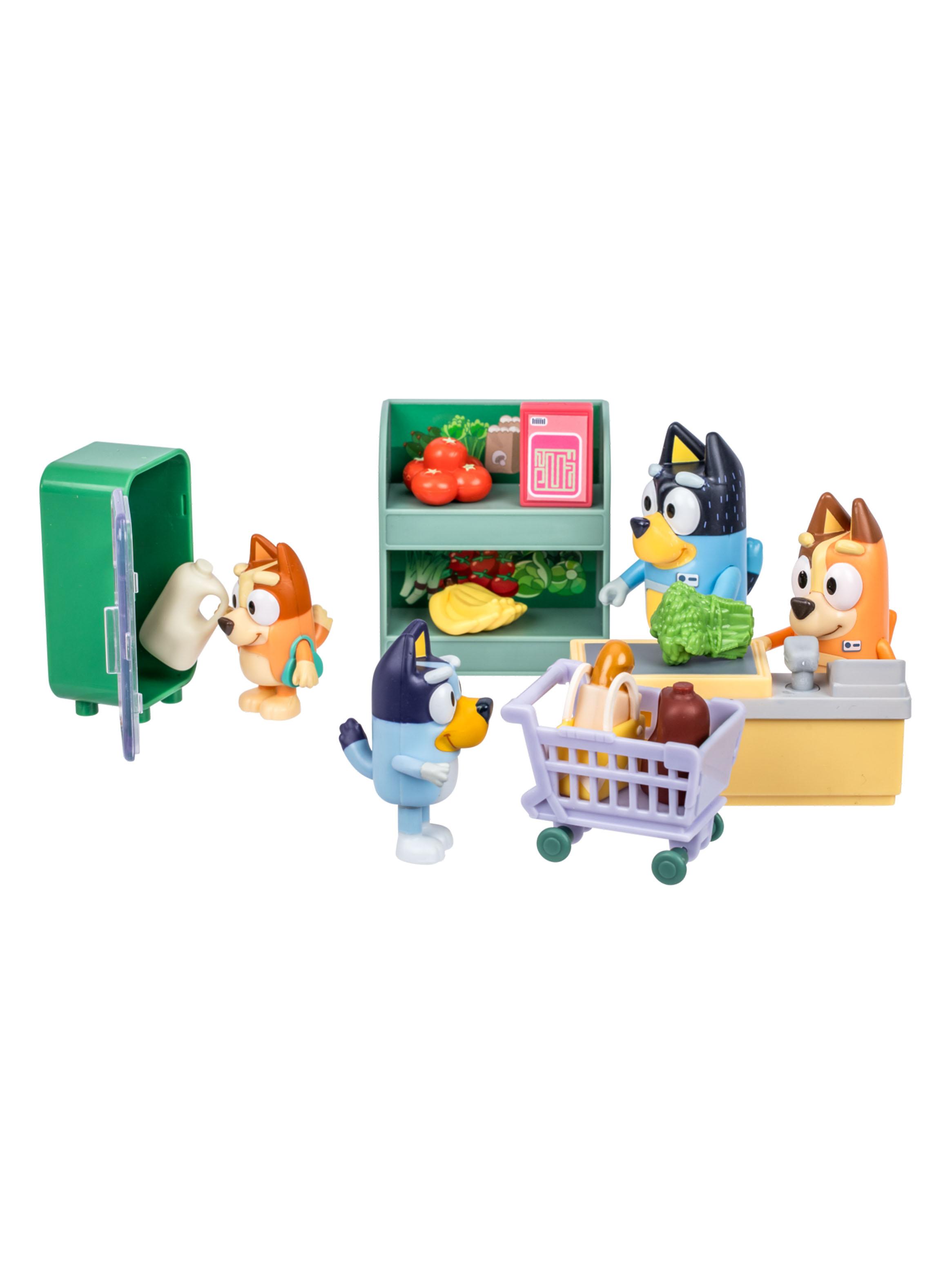 Set de Juego Excursión de Compras Familiar Bluey-2
