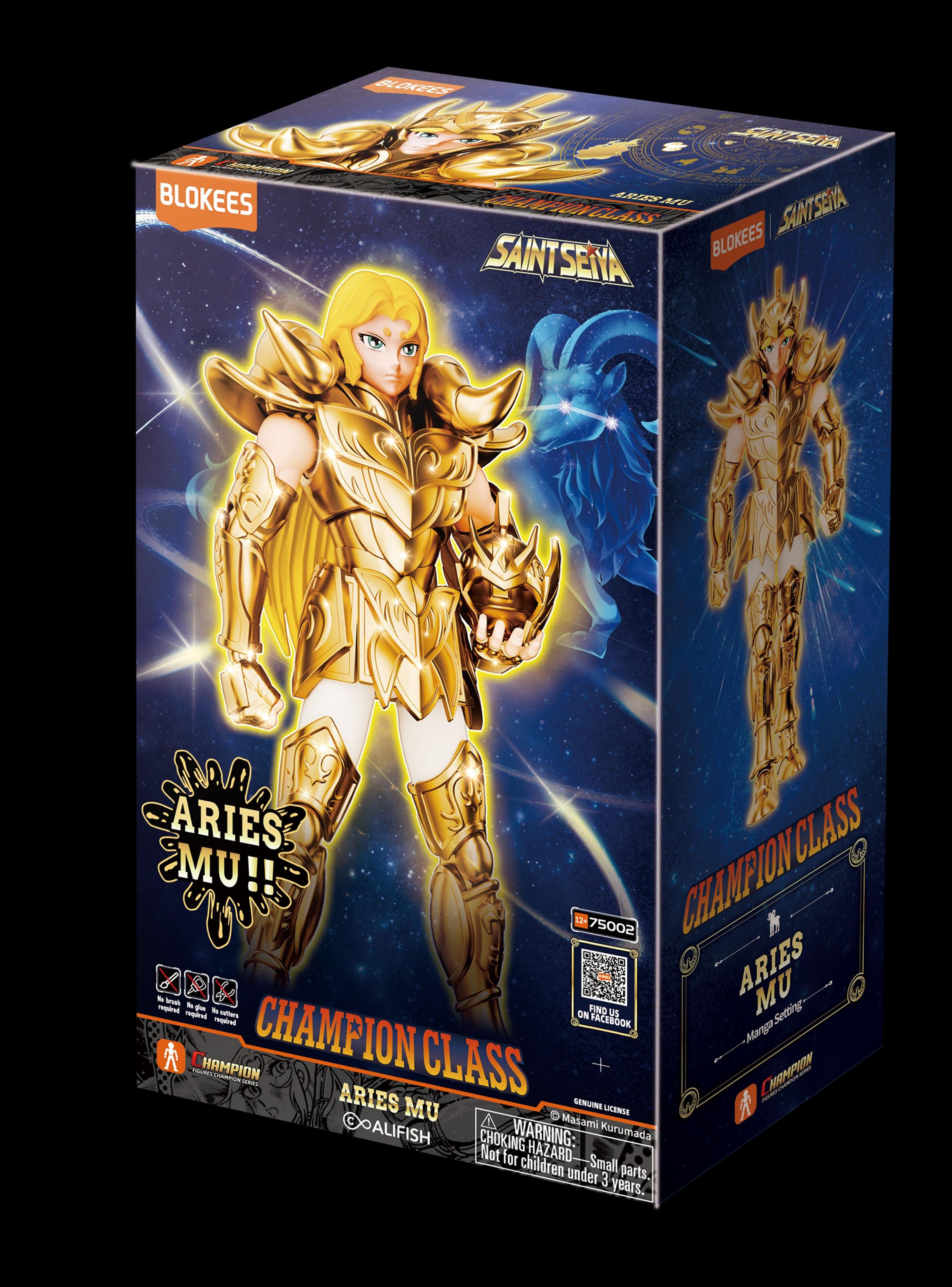 Figura Caballeros del Zodiaco Aries Mu-4