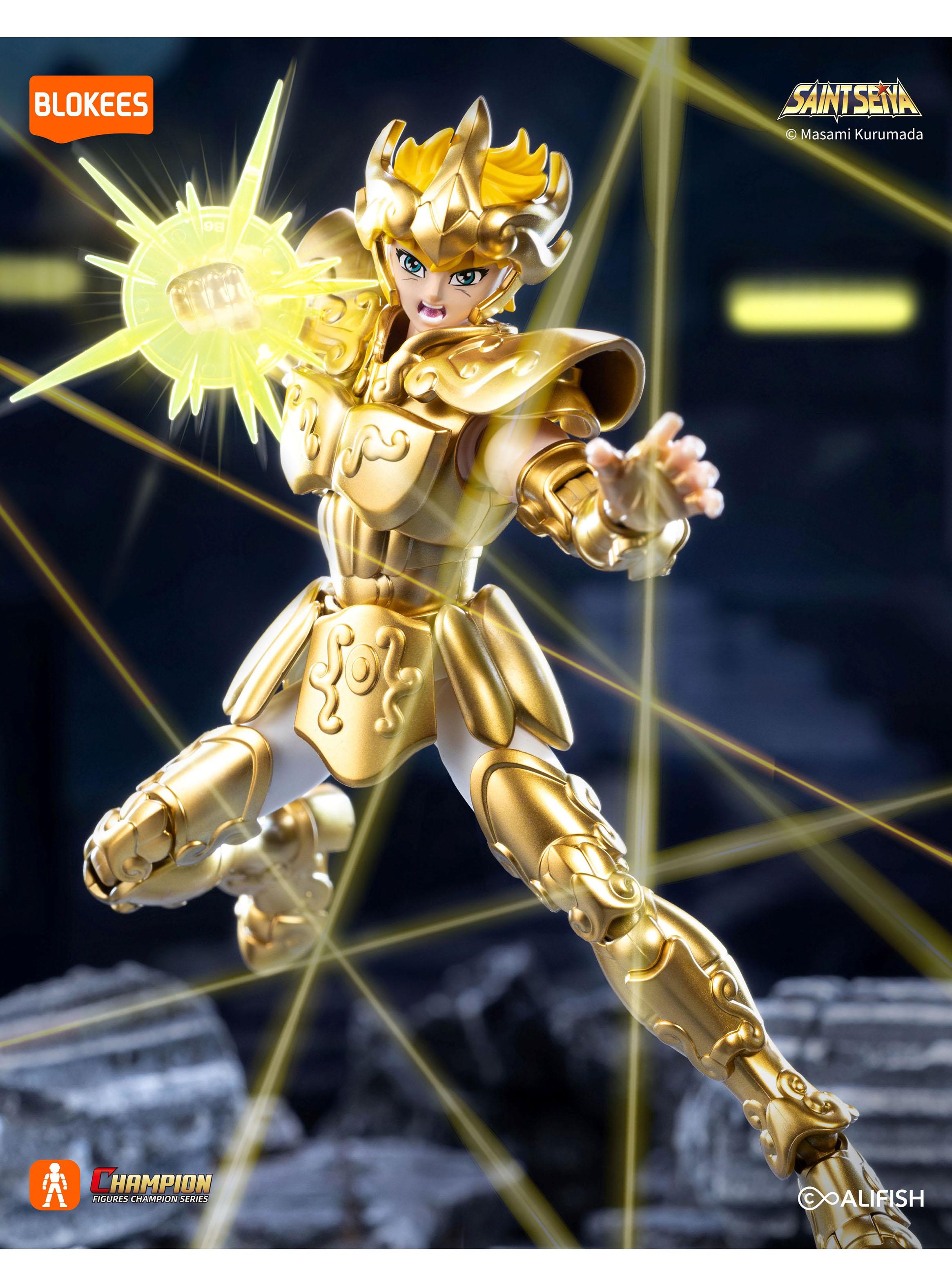 Figura Caballeros del Zodiaco Leo Aiolia-4