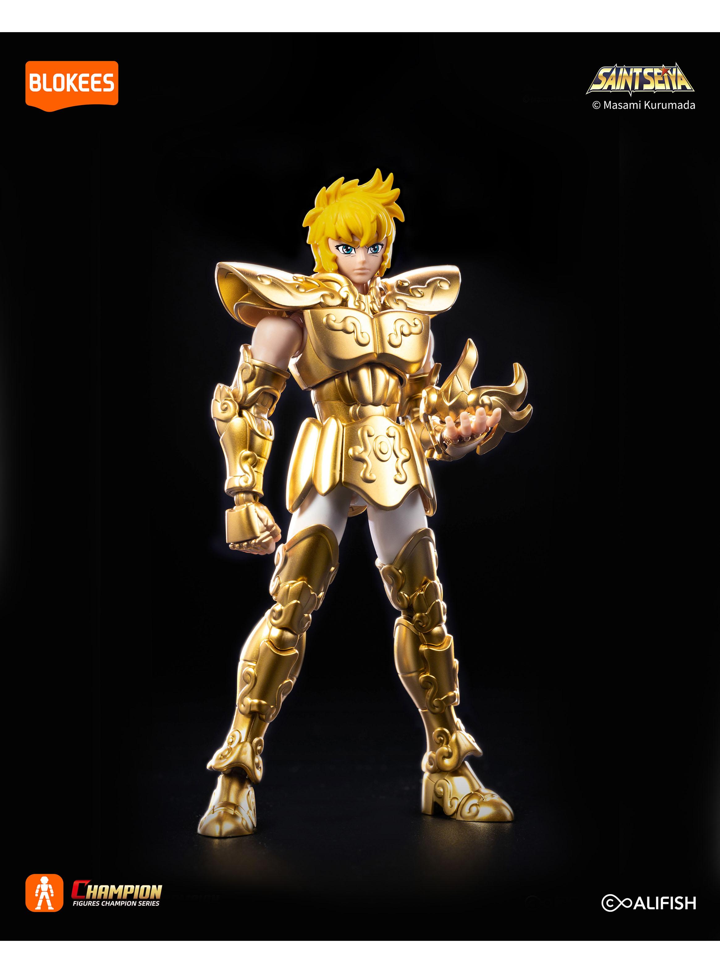 Figura Caballeros del Zodiaco Leo Aiolia-3