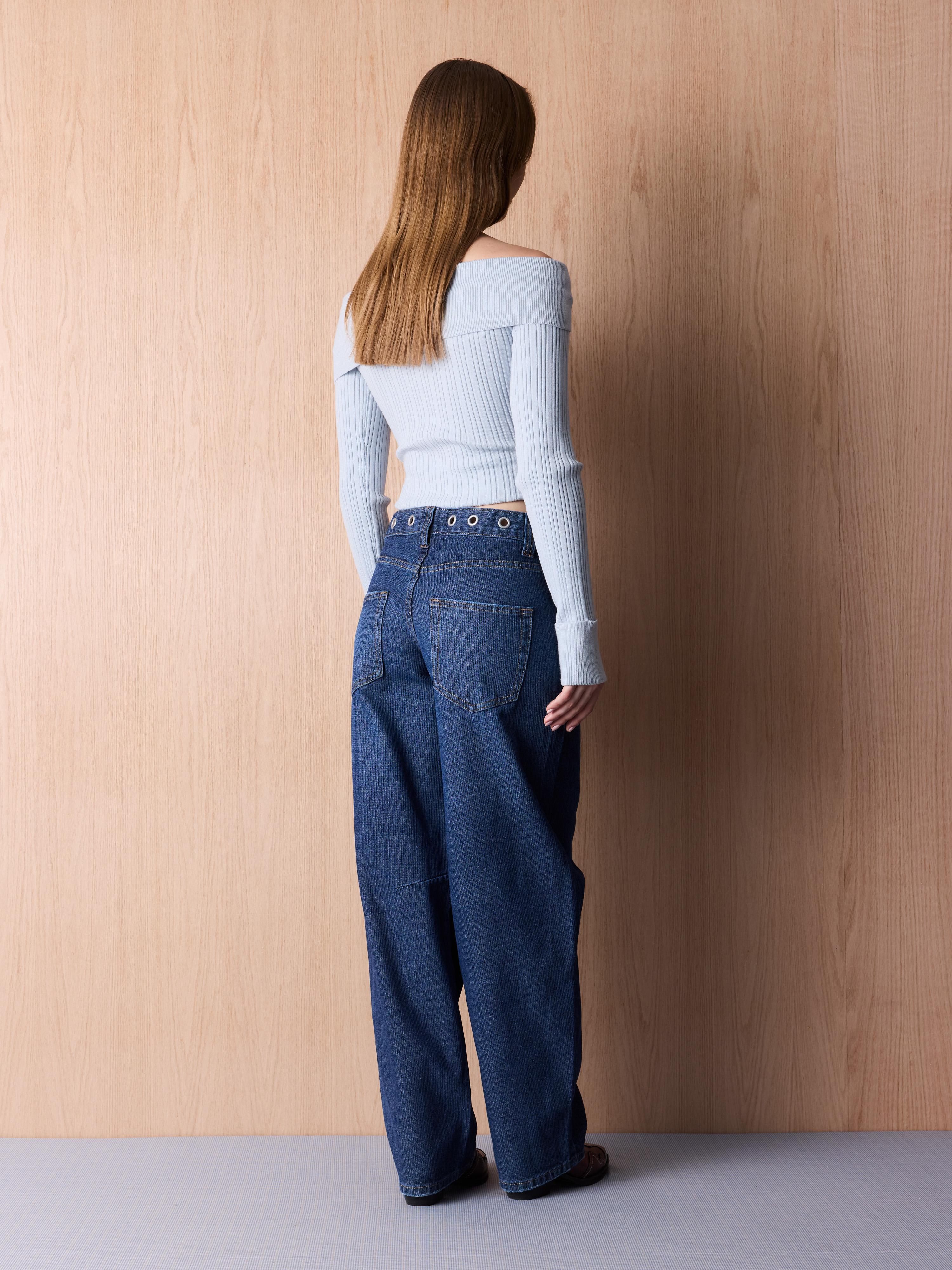 Jeans Ojetillos en Cintura-5