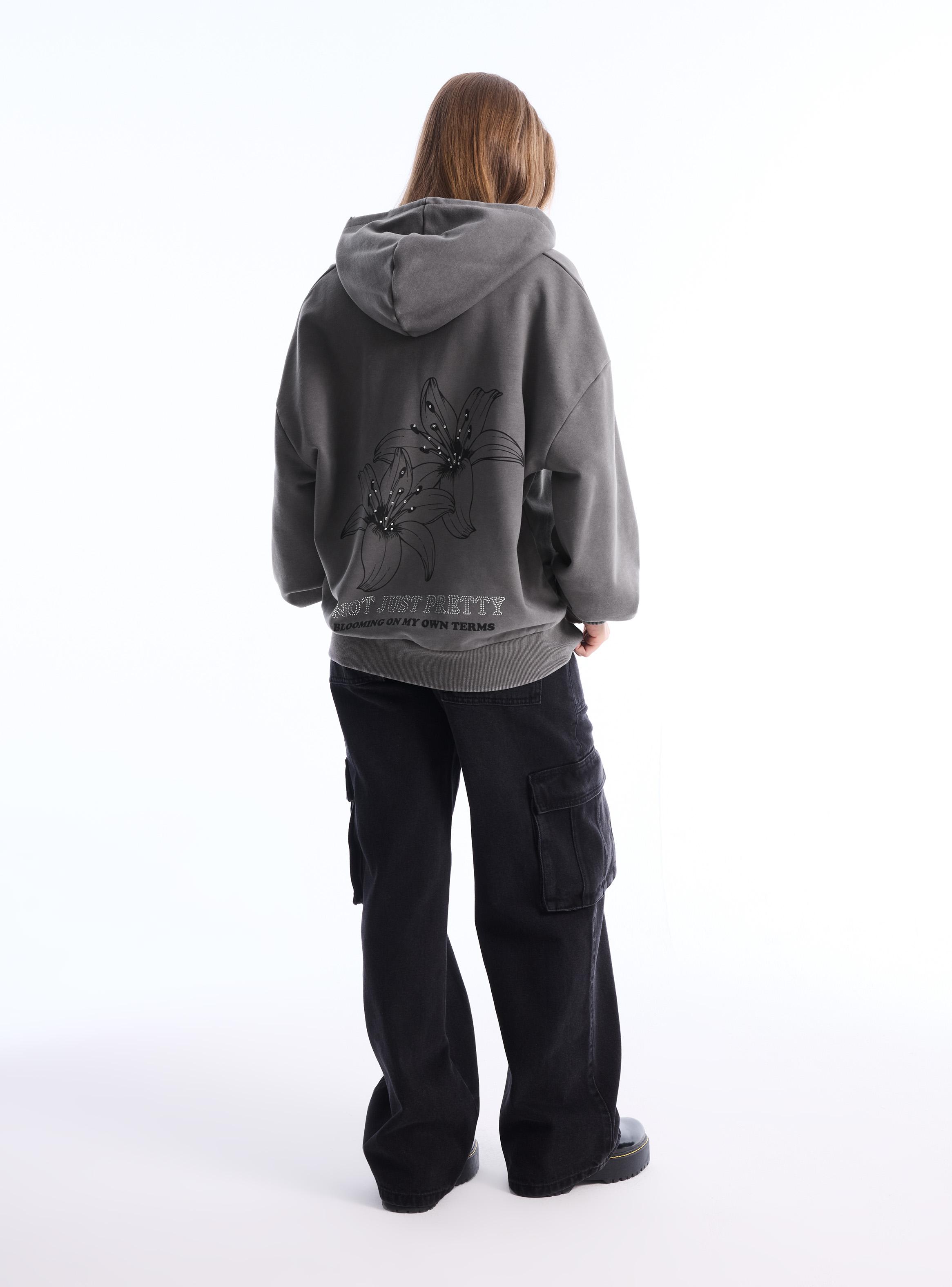 Polerón con Gorro y Estampado-5