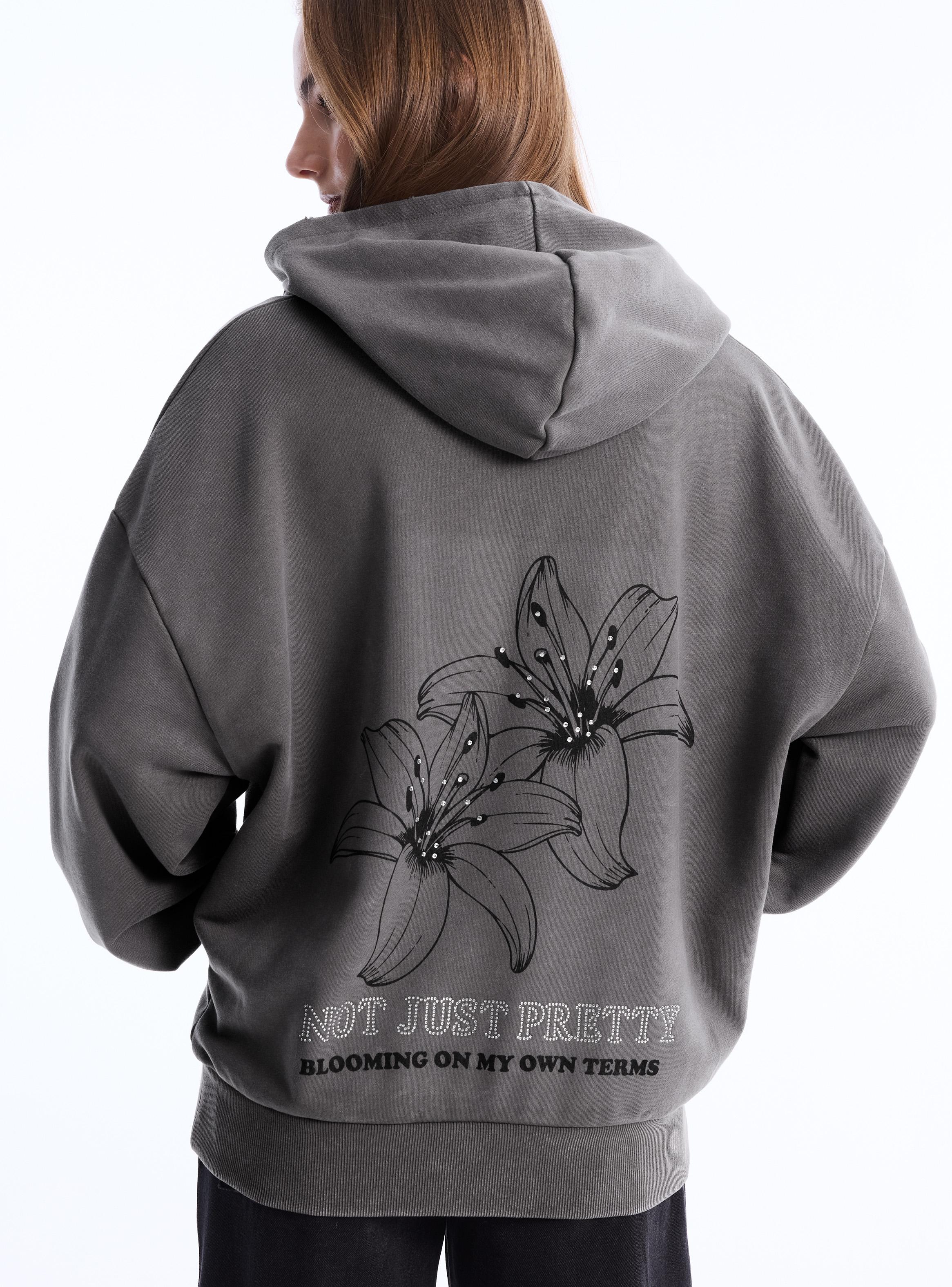 Polerón con Gorro y Estampado-3