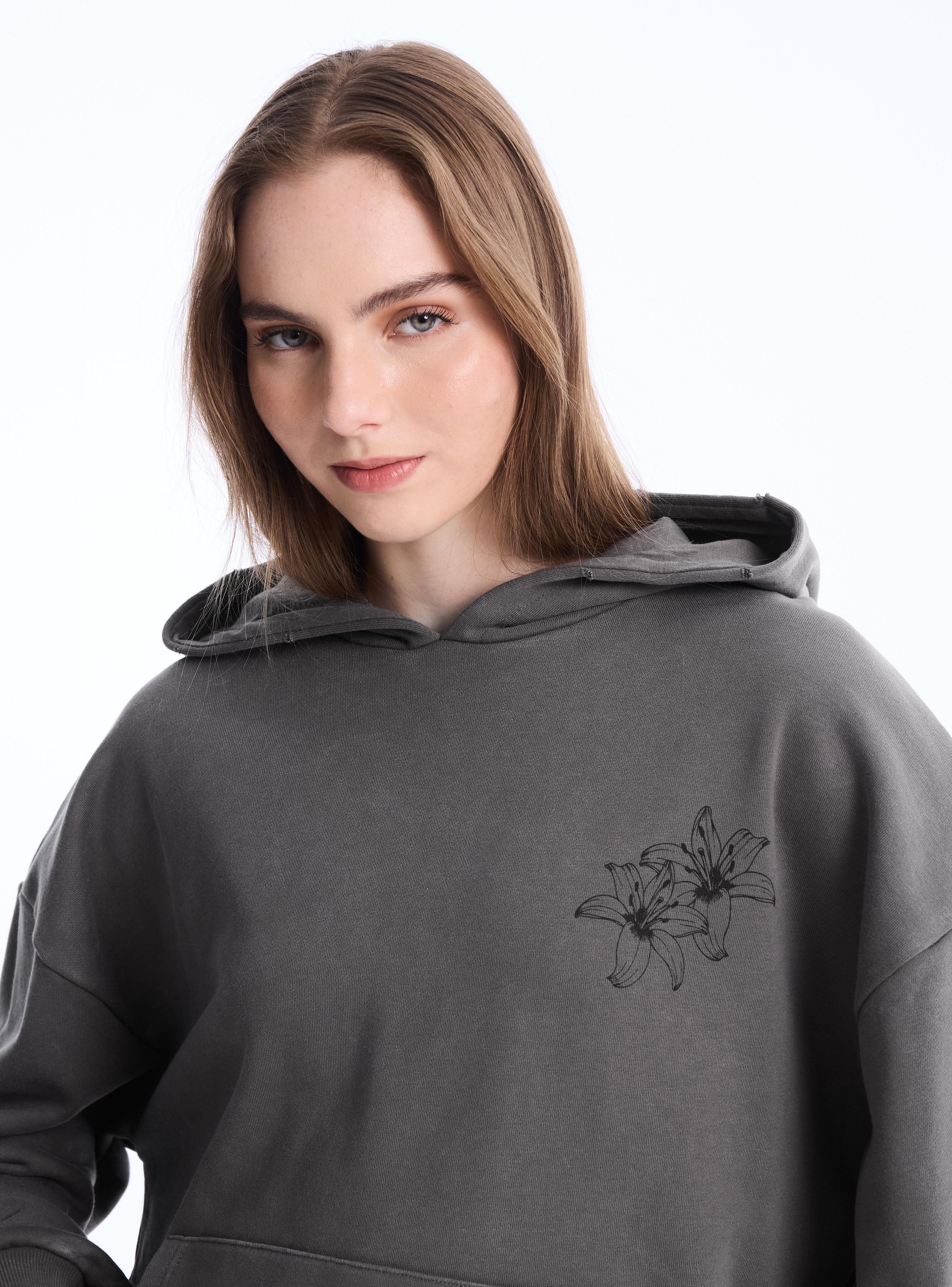 Polerón con Gorro y Estampado-2