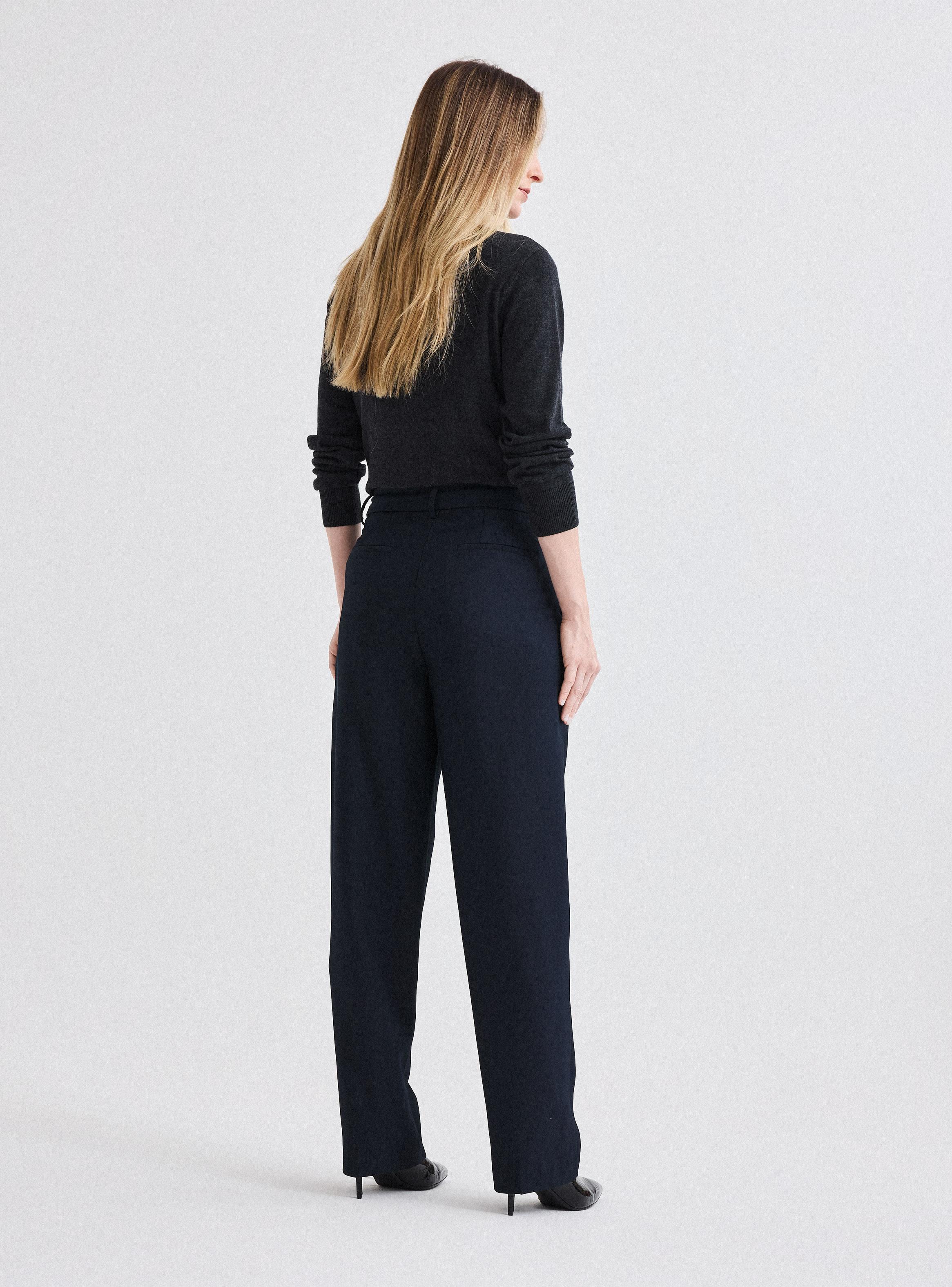 Pantalón Vestir con Pinzas-5