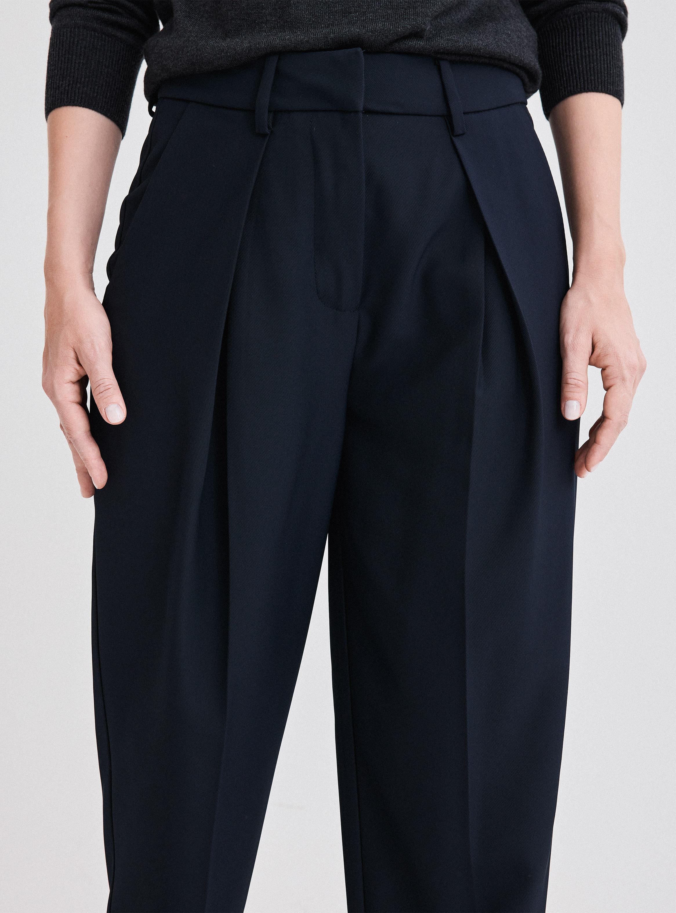 Pantalón Vestir con Pinzas-2