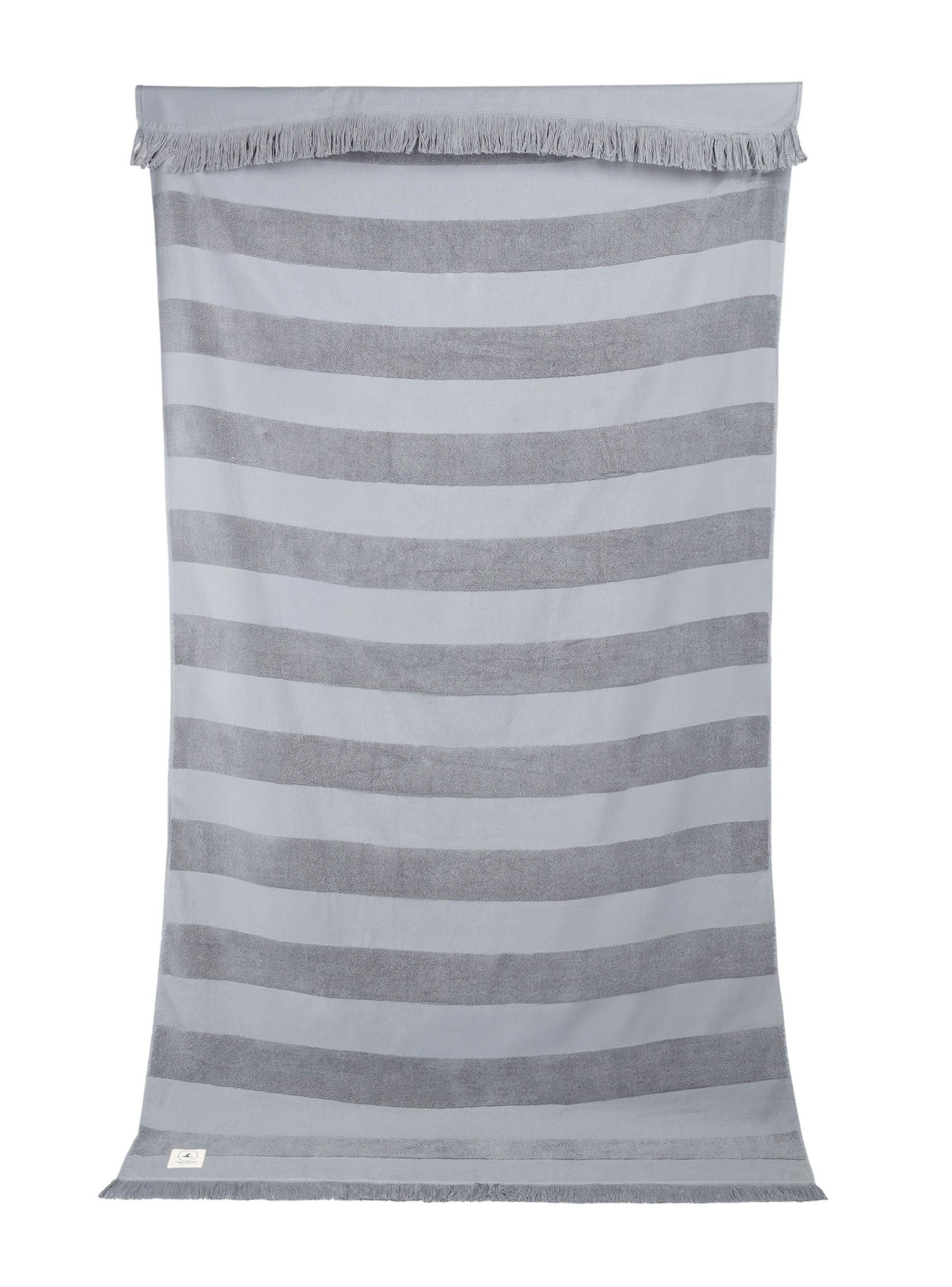 Toalla de Playa Menorca Gris 87x190 cm Algodón-2