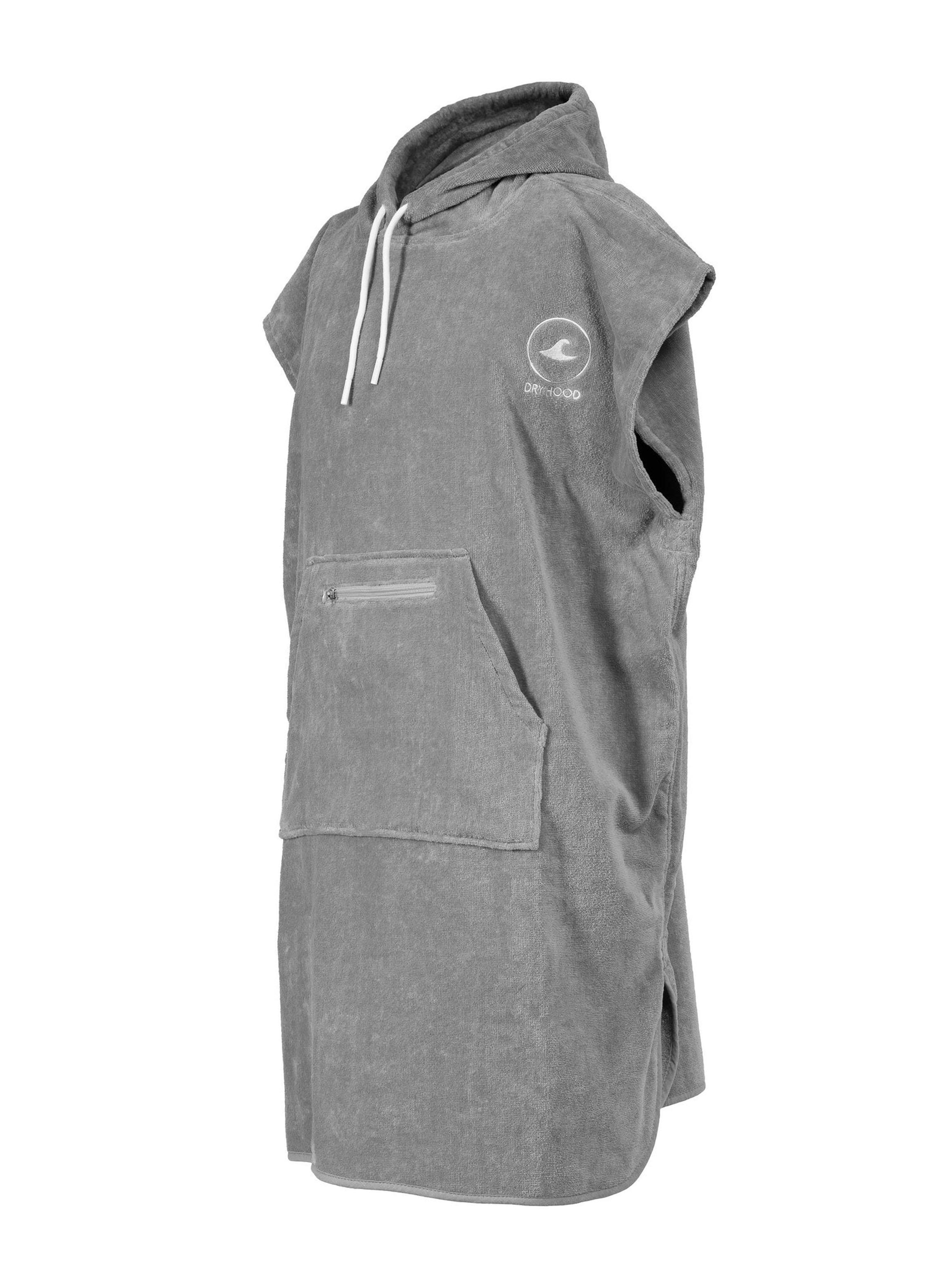 Poncho Toalla Classic Gris XL Algodón-2