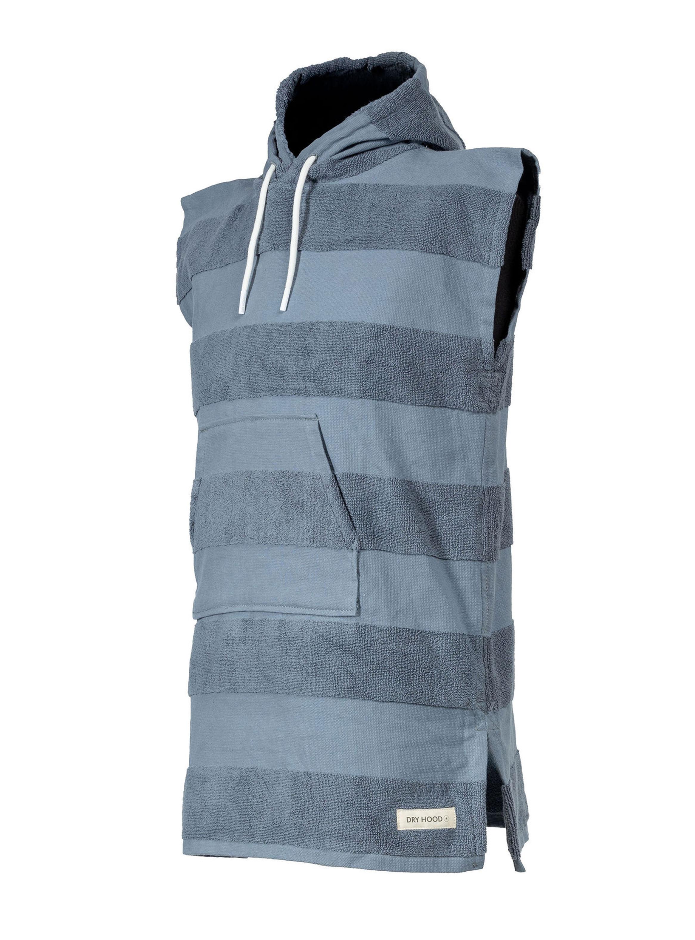 Poncho Toalla Sunshine Kids Azul S Algodón-2