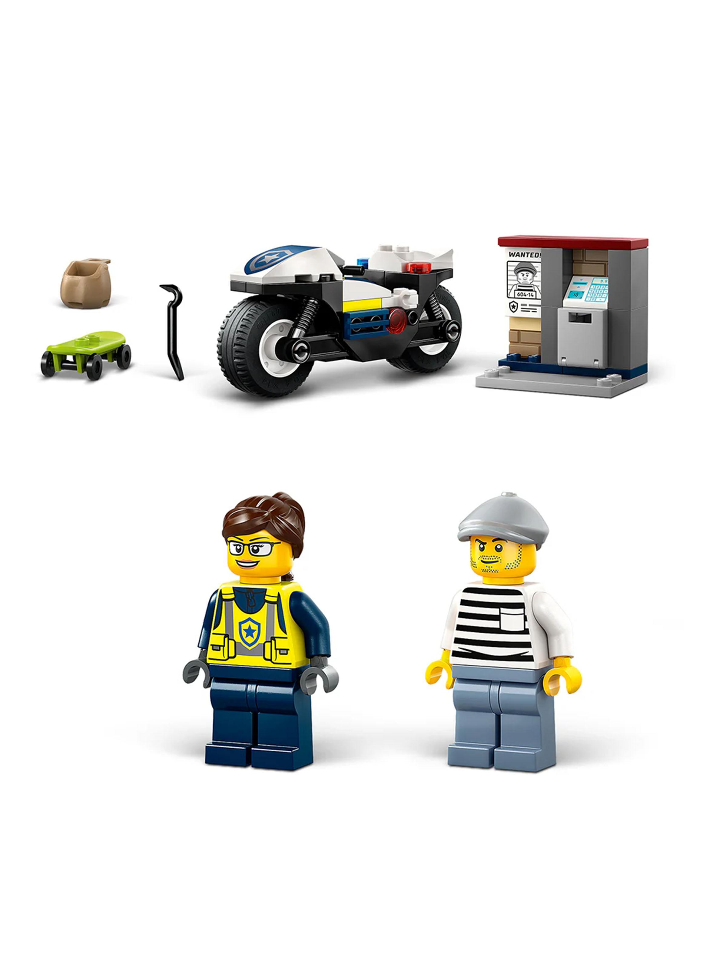 Lego Persecución en Moto de Policía City-3