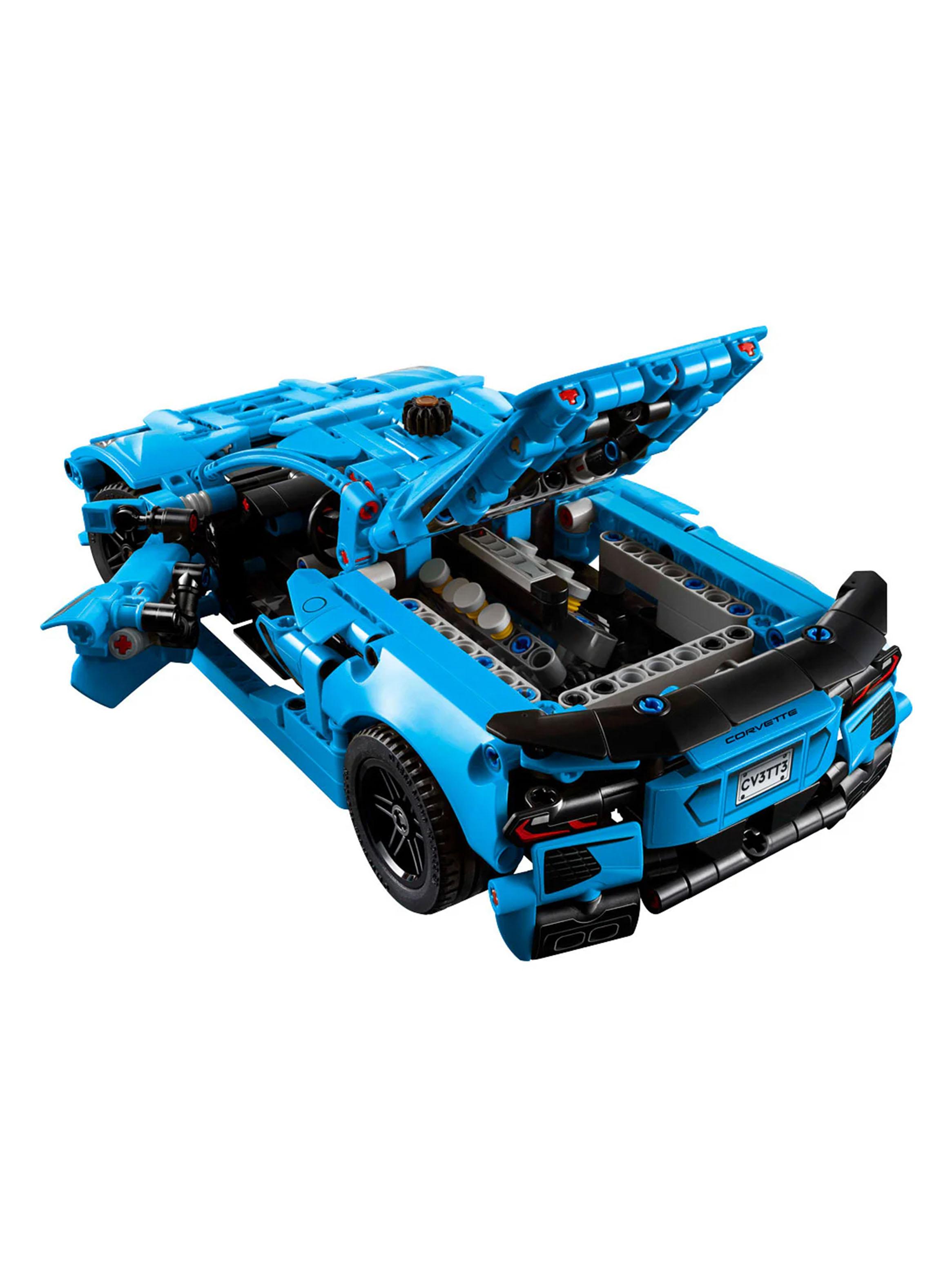 Lego Chevrolet Corvette Stingray Technic Azul-3