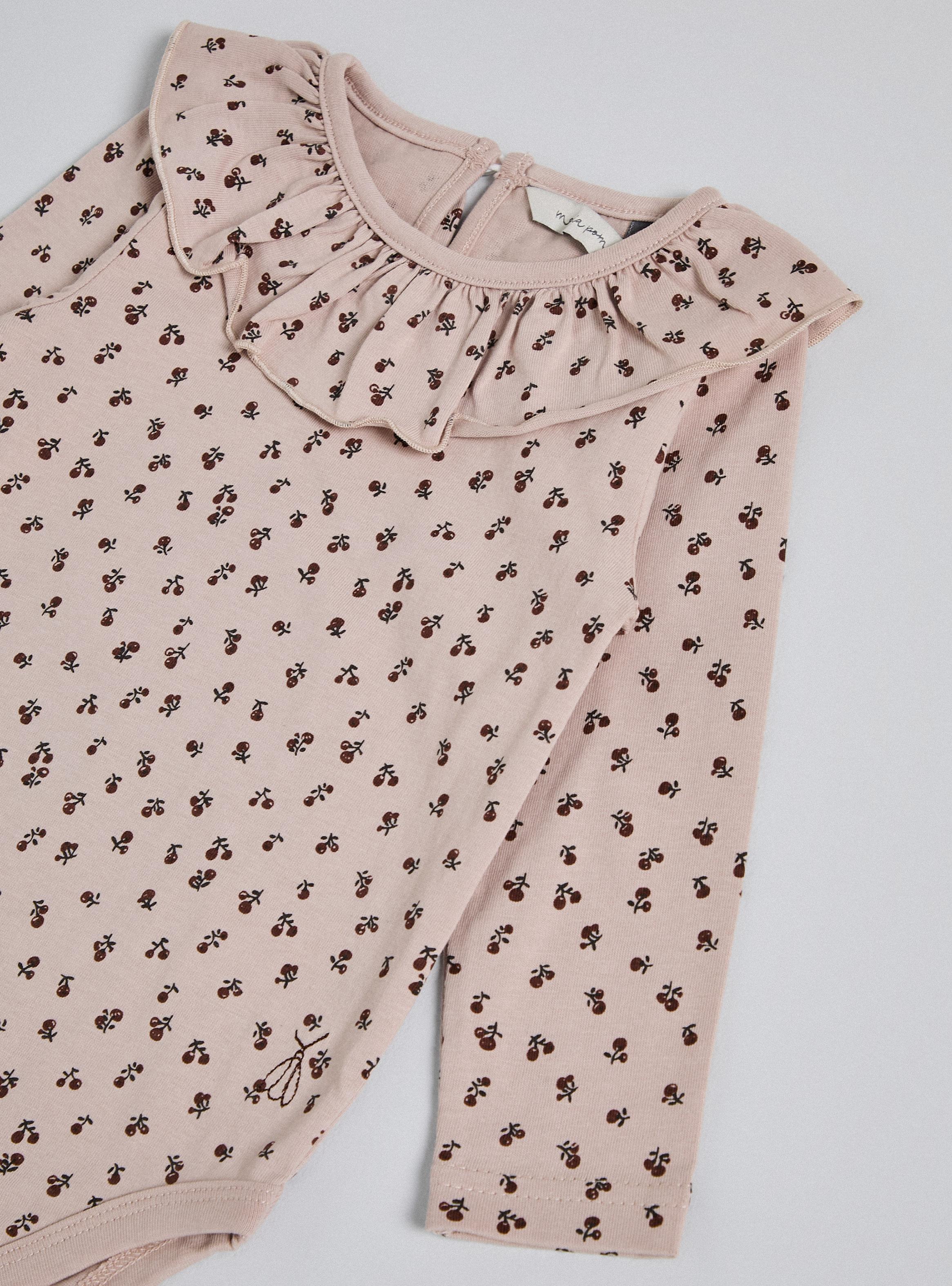 Body Manga Larga Estampado Mini Floral-3