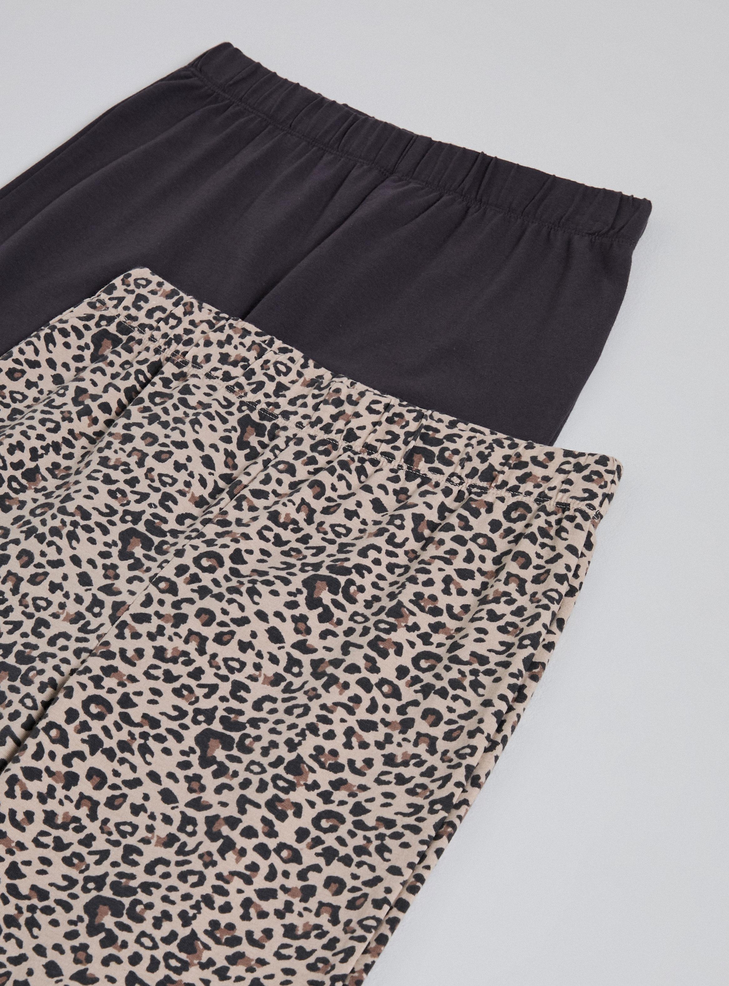 Calza Bipack Flare Sólido y Estampado-3