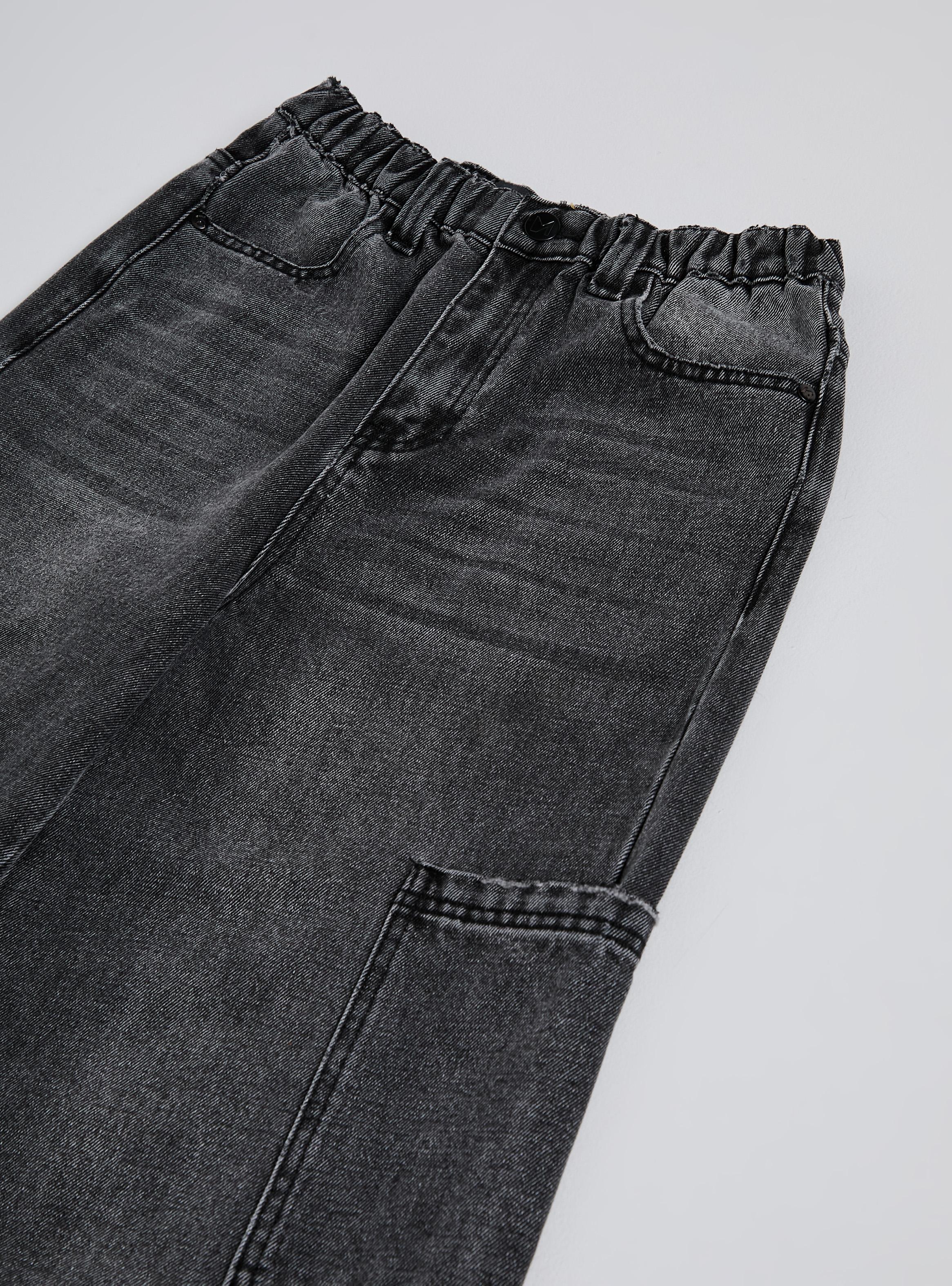 Jeans Cargo Detalle Deslavado-2