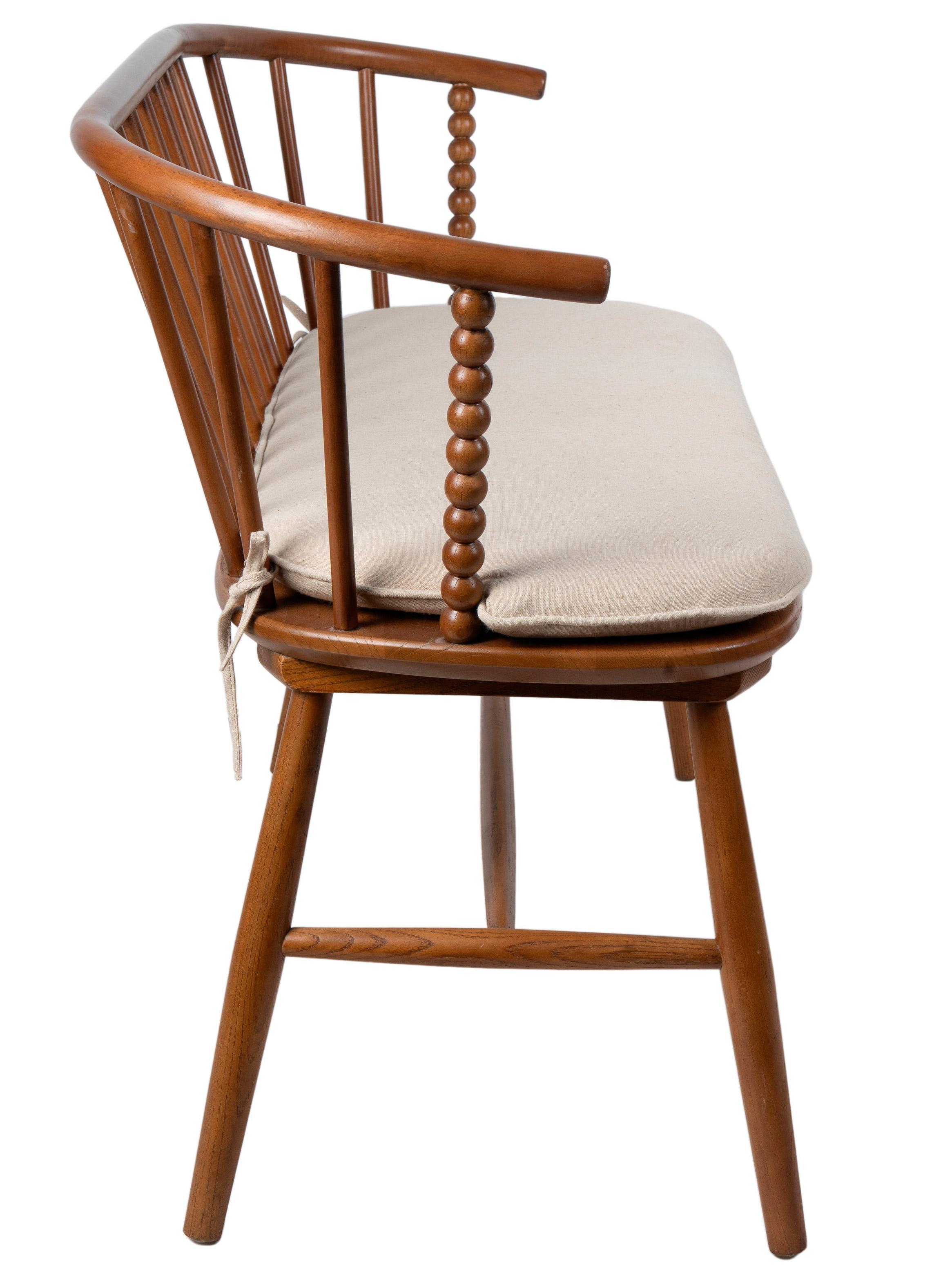 Banqueta Respaldo Eclectica 113x49x78 cm-3