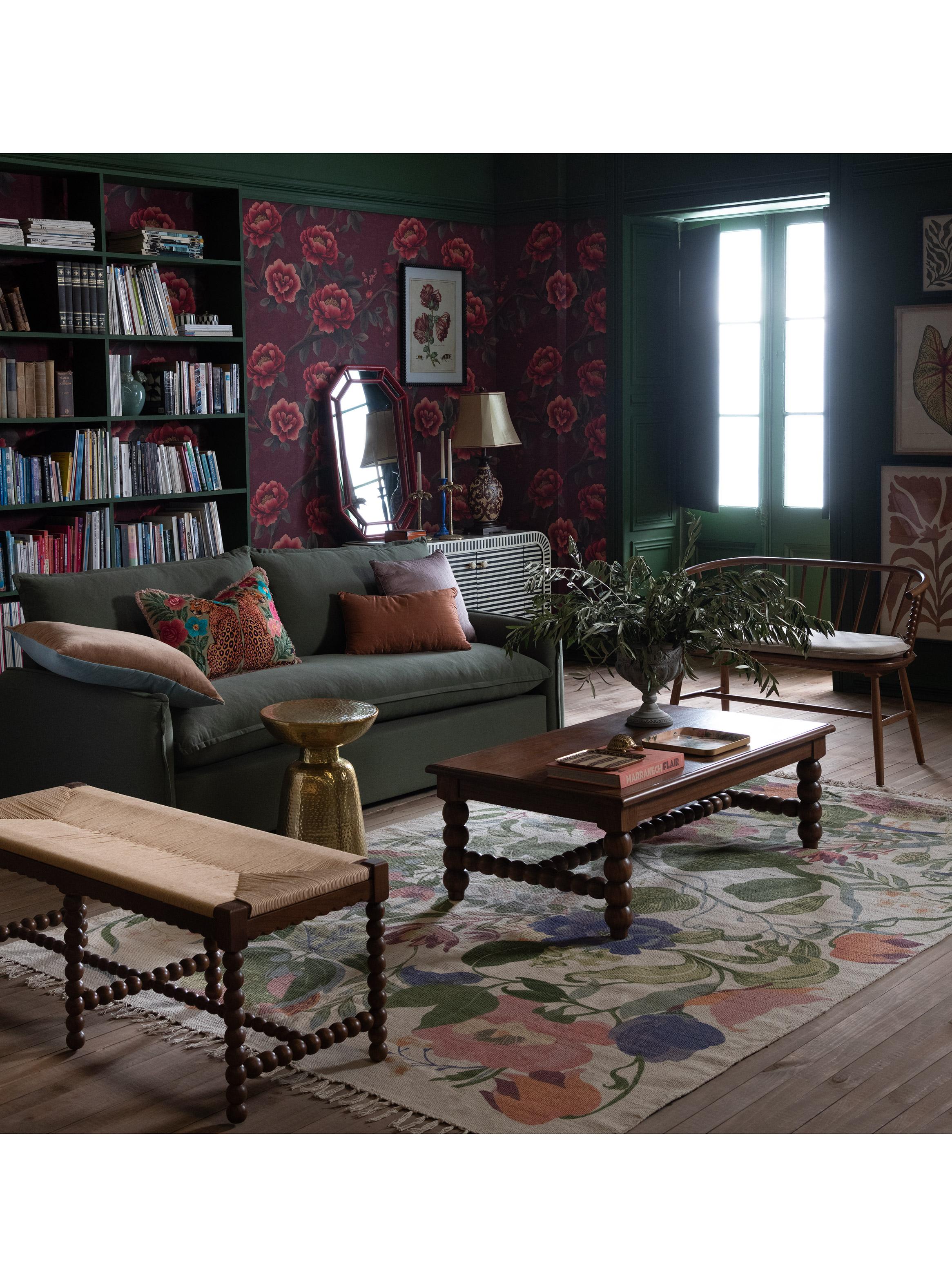 Banqueta Respaldo Eclectica 113x49x78 cm-7