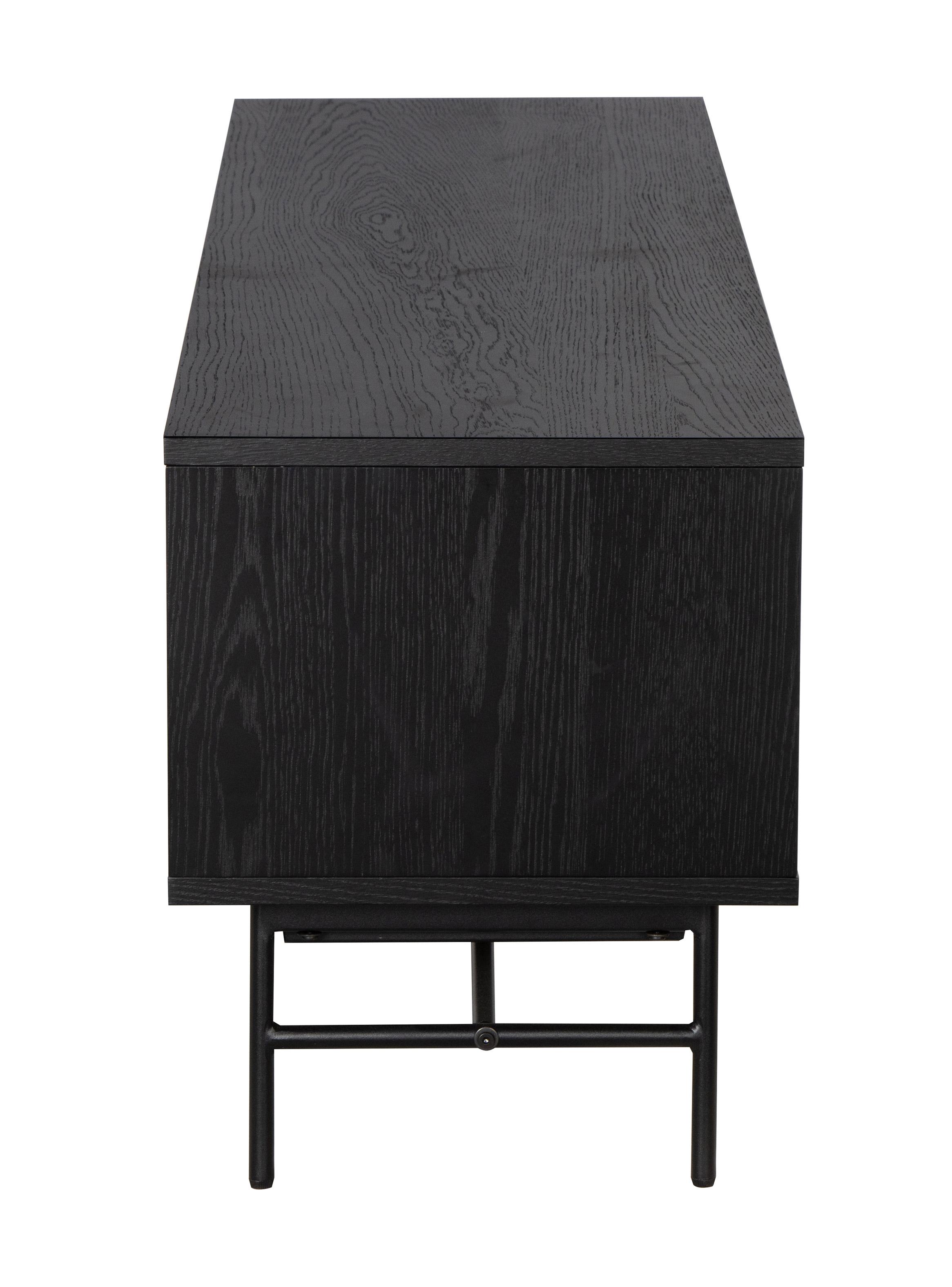 Rack Lignes Negro 160x40x50 cm-3