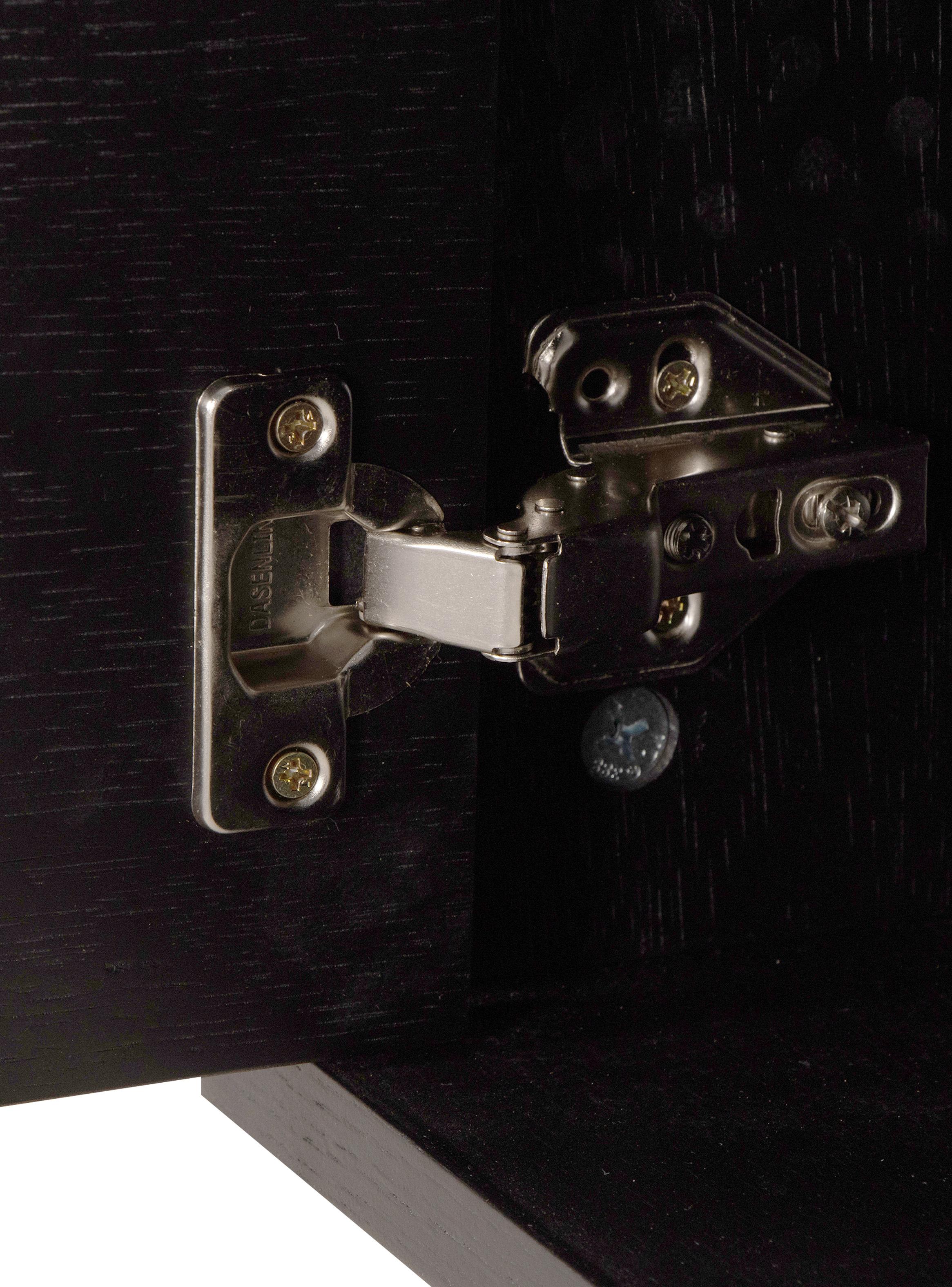 Rack Lignes Negro 160x40x50 cm-8