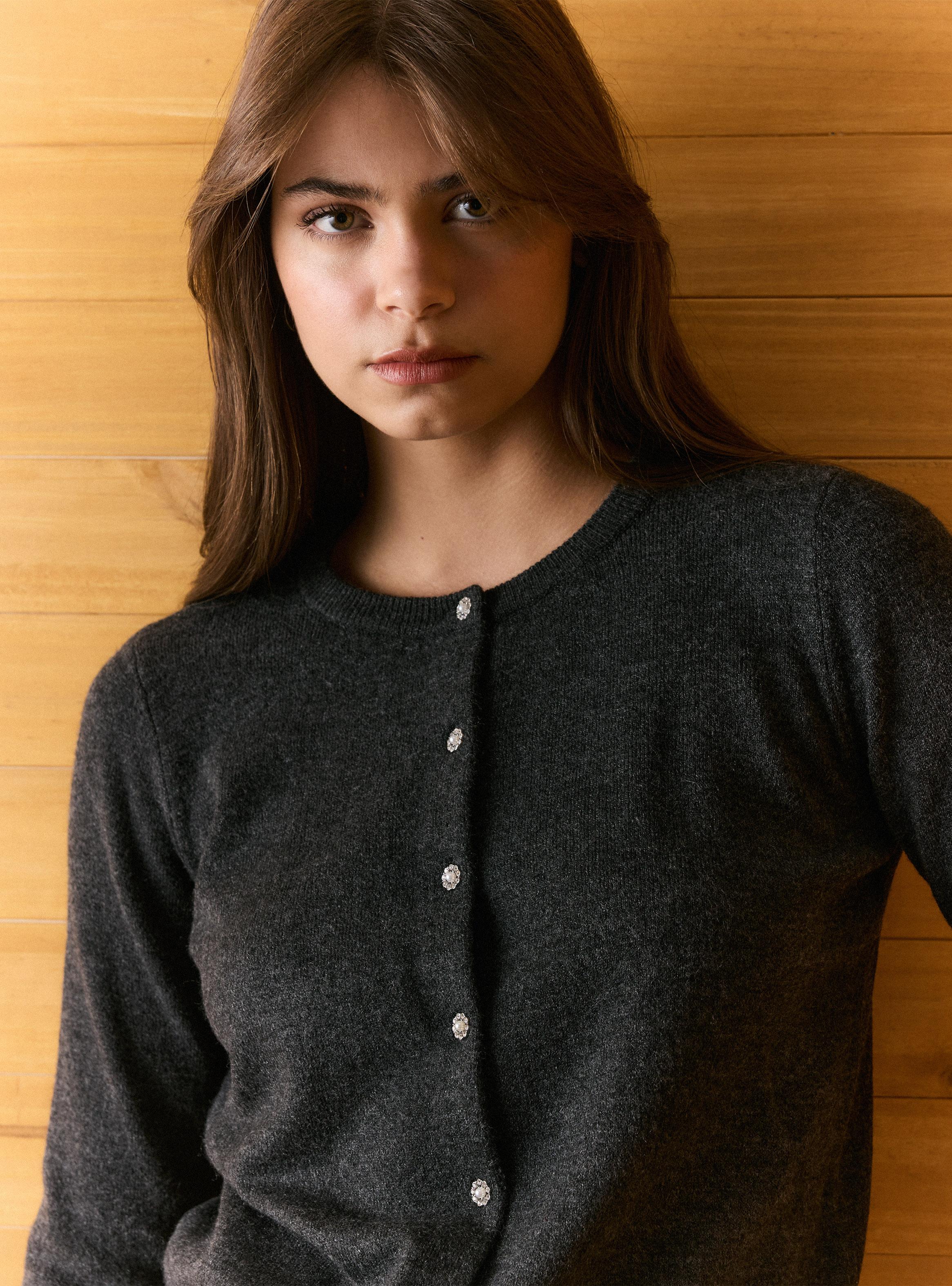 Cárdigan con Botones Joya-2