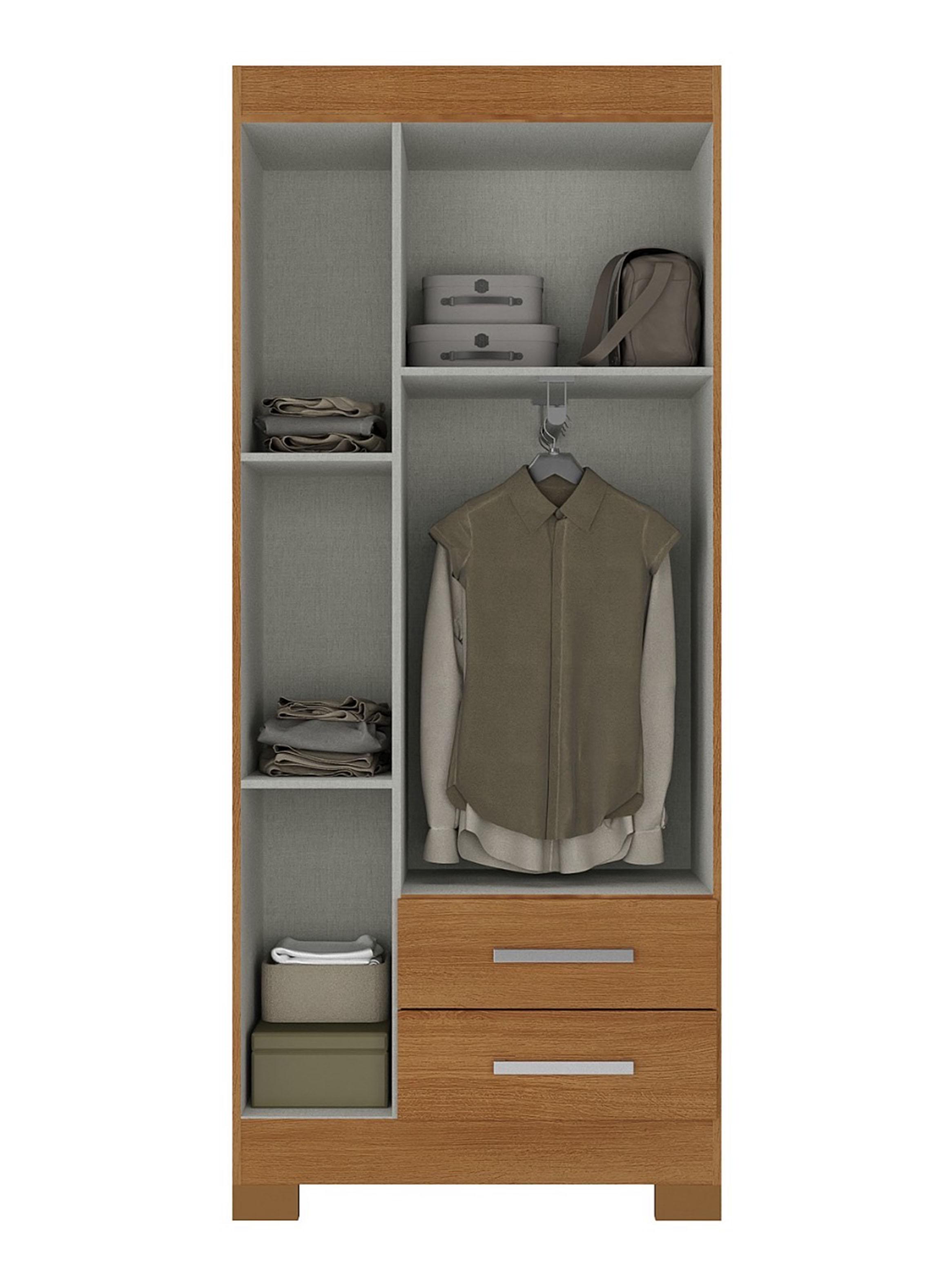 Closet 3 Puertas 2 Cajones Canela Ro32Ci-2