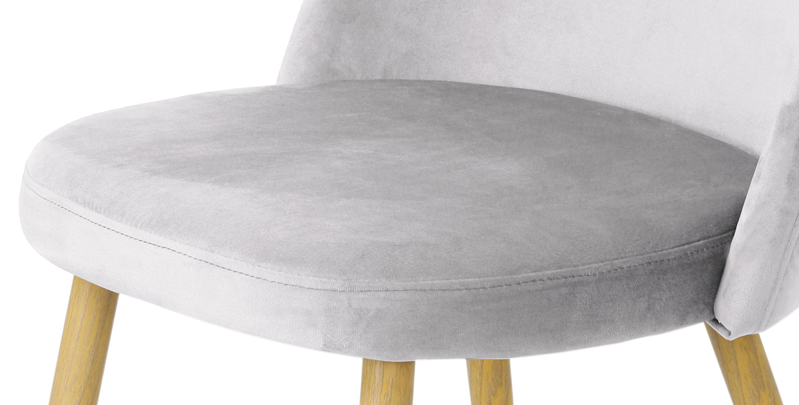 Set 2 Sillas de Comedor Gabrielle Gris-5