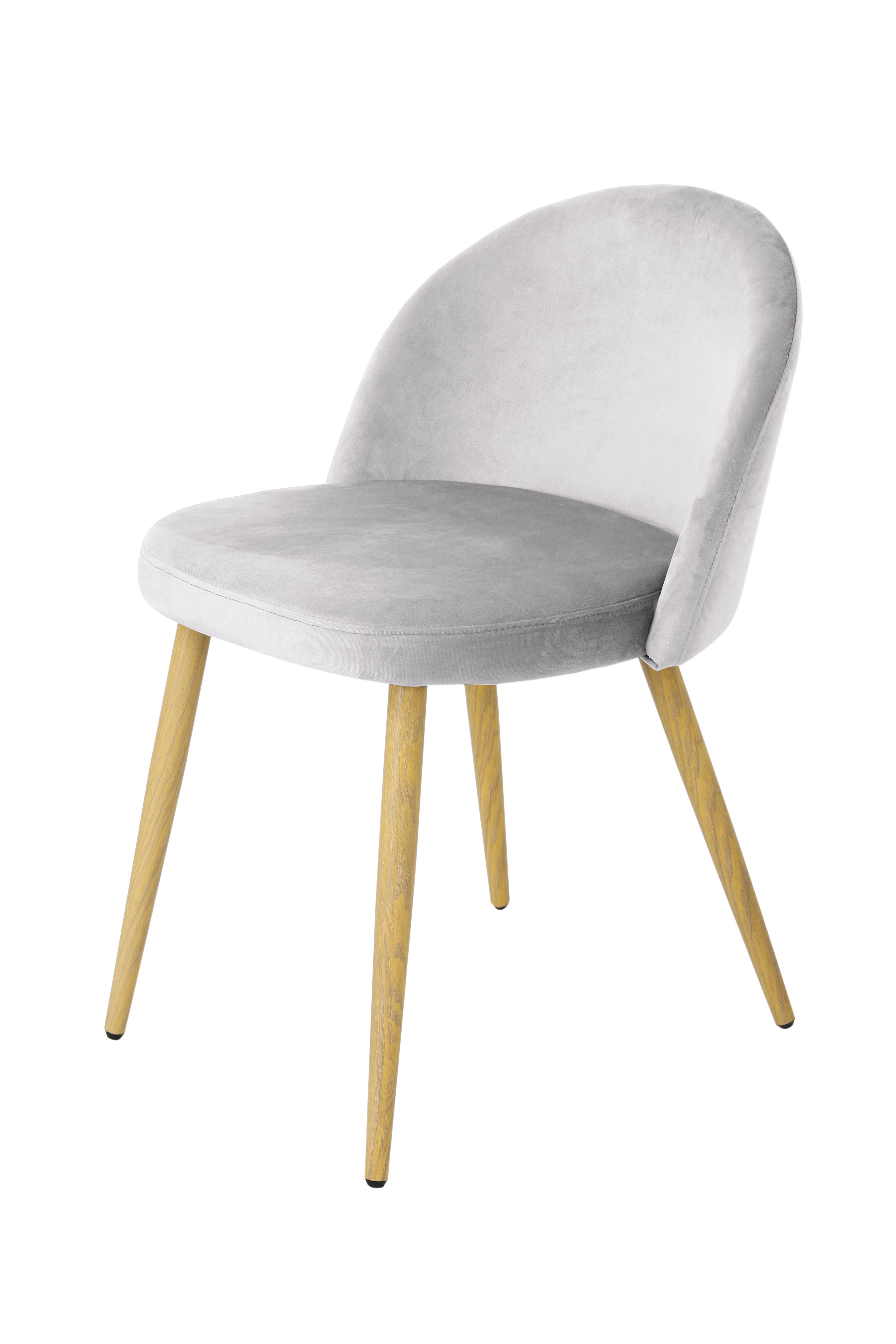 Set 2 Sillas de Comedor Gabrielle Gris-3