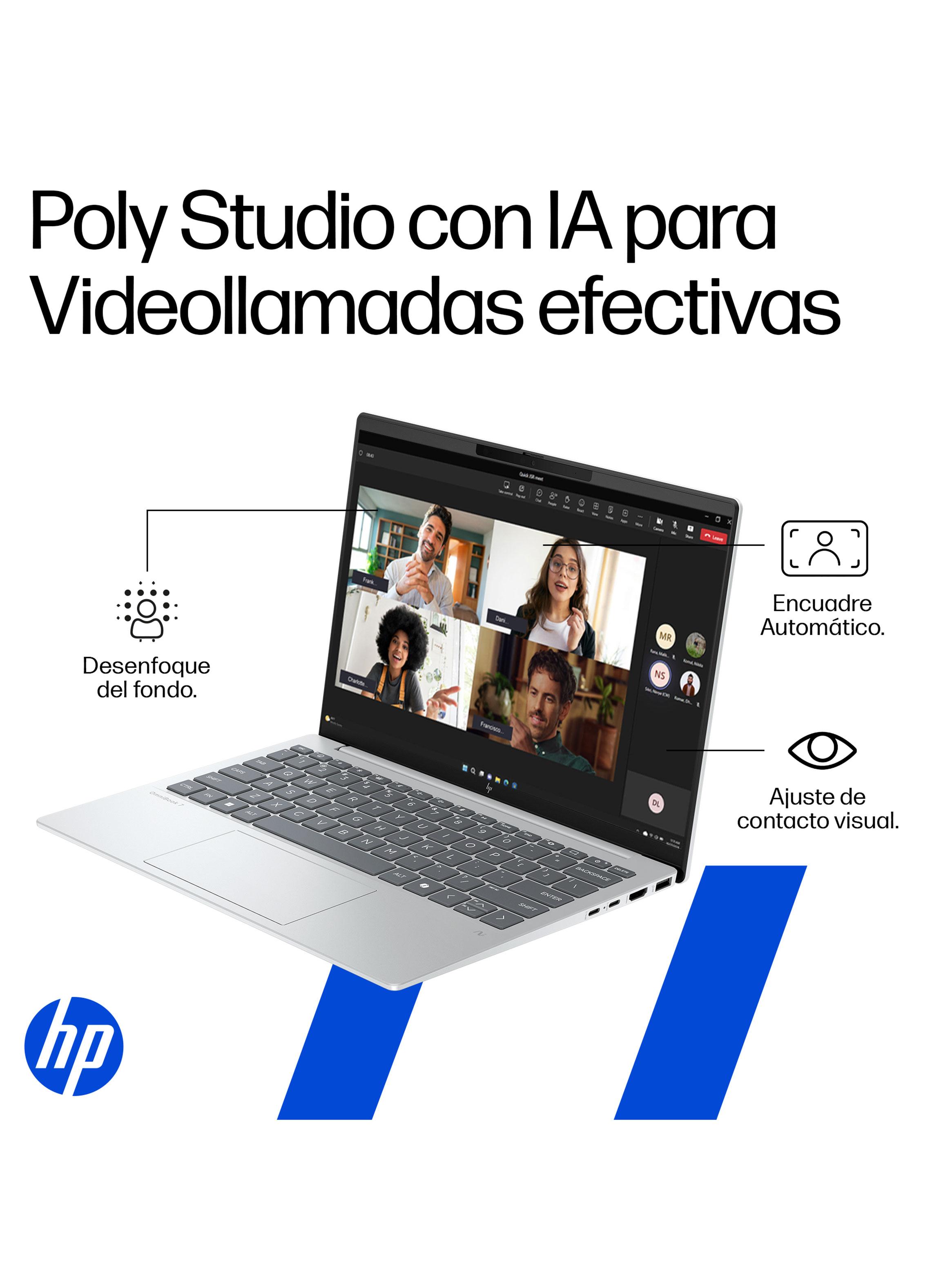 Notebook OmniBook 7 Aero AI 13-bg1074la AMD Ryzen AI 7 32GB RAM 1TB SSD 13.3'' 2K 60Hz-5