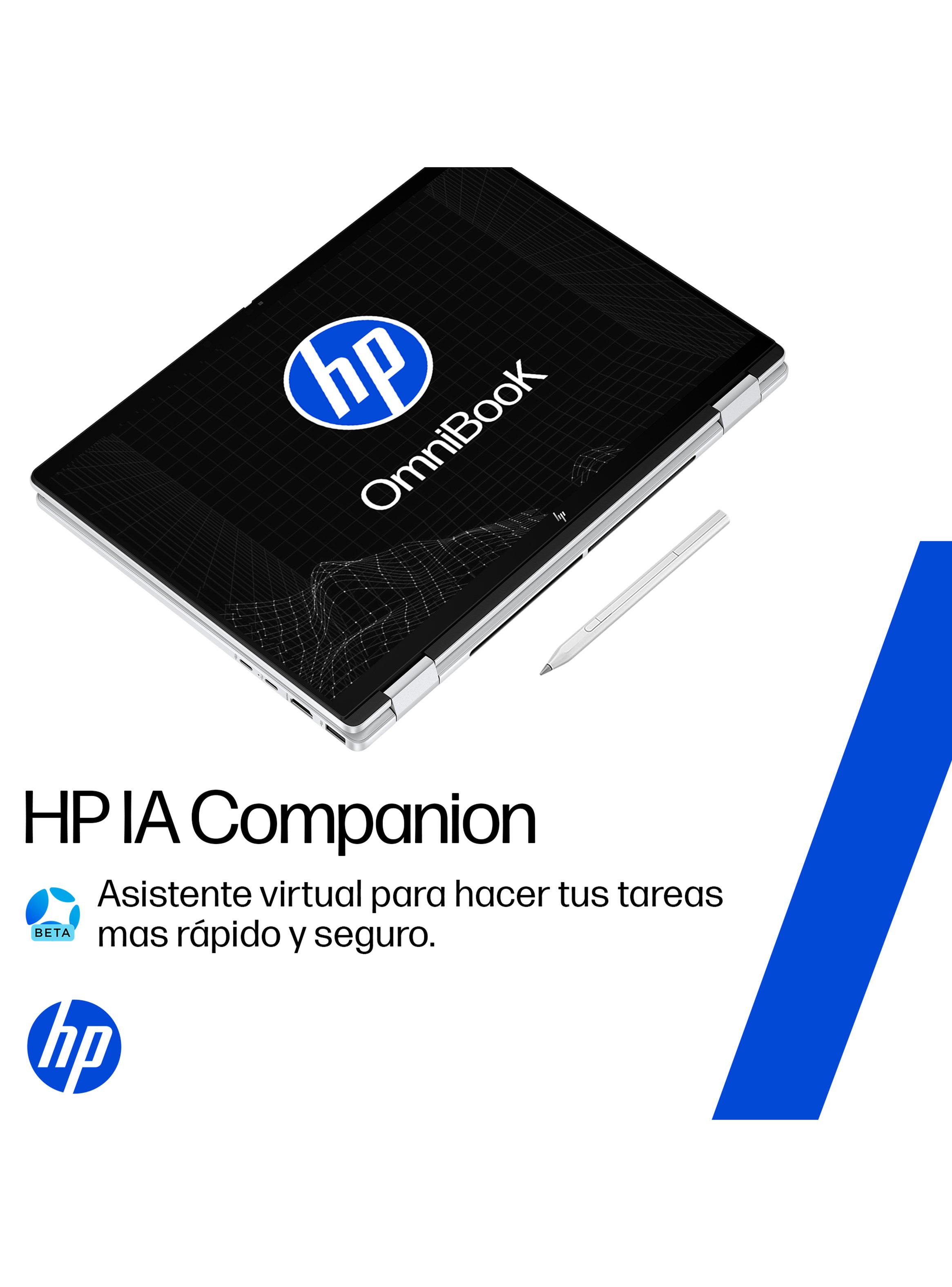 Notebook OmniBook X Flip AI 14-fm0072la Intel Core Ultra 7 16GB RAM 1TB SSD 14'' 3K 120Hz Táctil-9