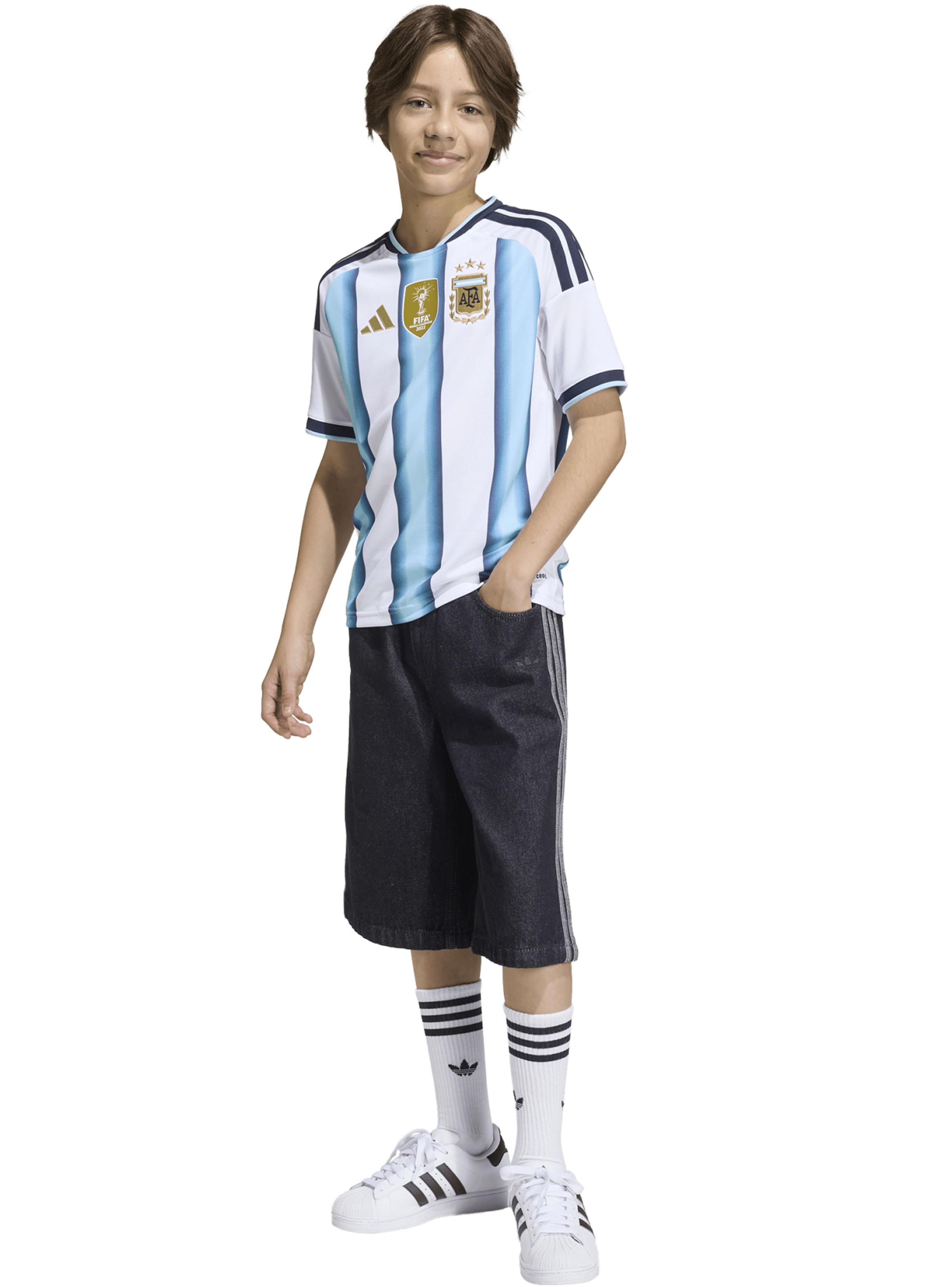 Camiseta Local Messi Selección Argentina 26 para Niños-3