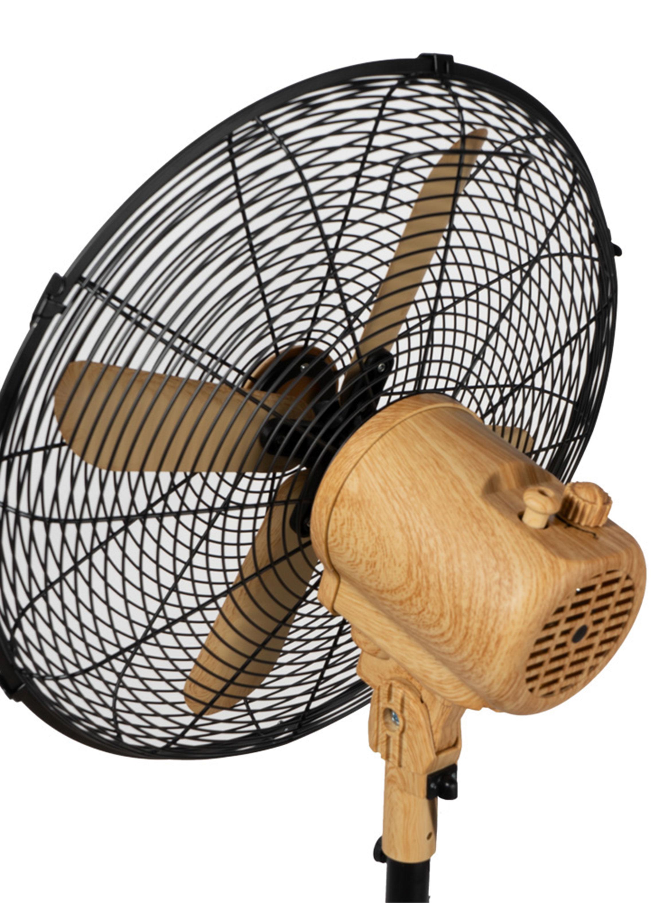 Ventilador de Pie 16'' 60W KZF-1616F Madera-2