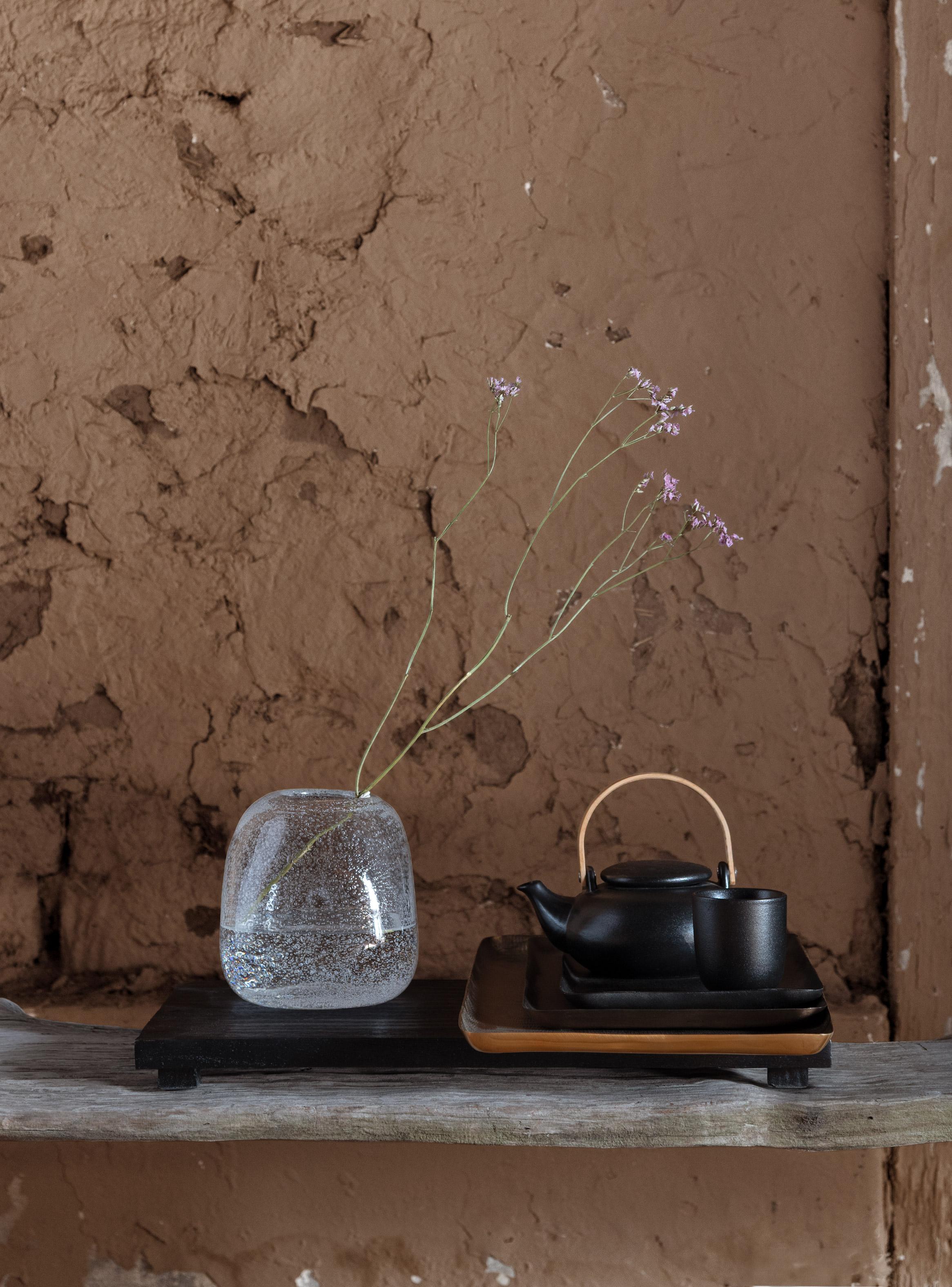 Jarrón Vidrio Irregular L-3