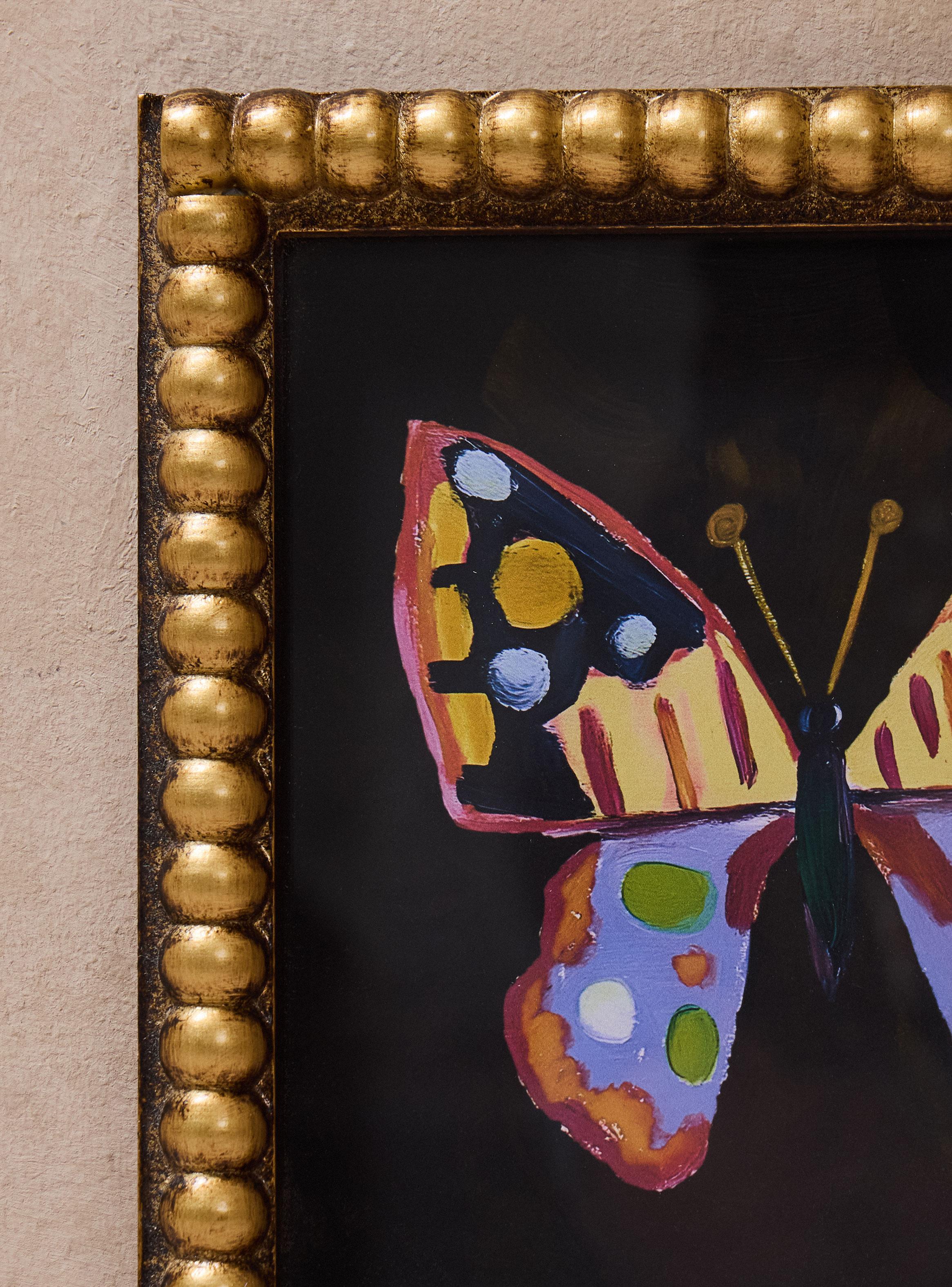 Cuadro Mariposa Negro 20 cm-2