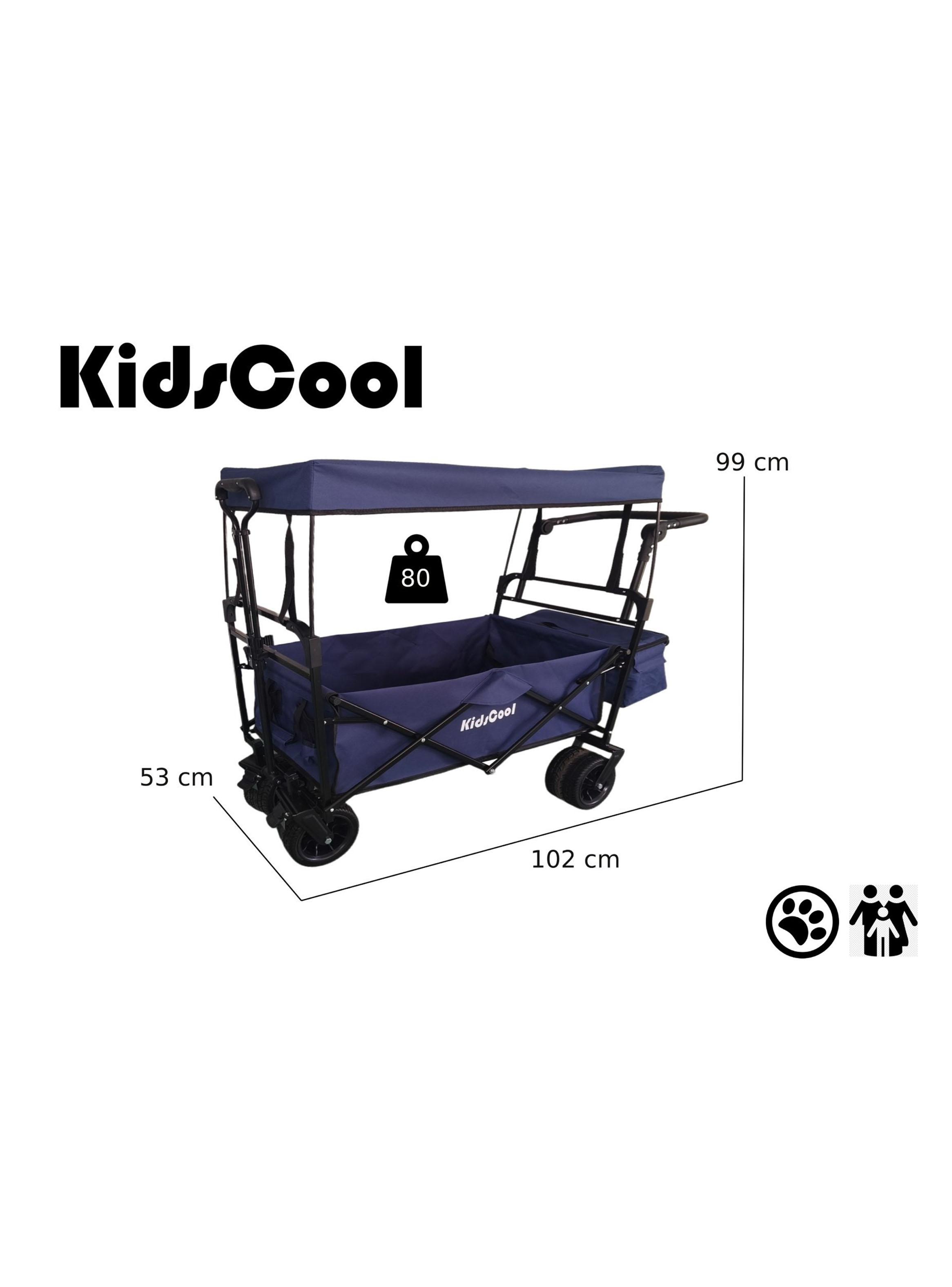 Carro de Arrastre Wagon Plegable Azul-3