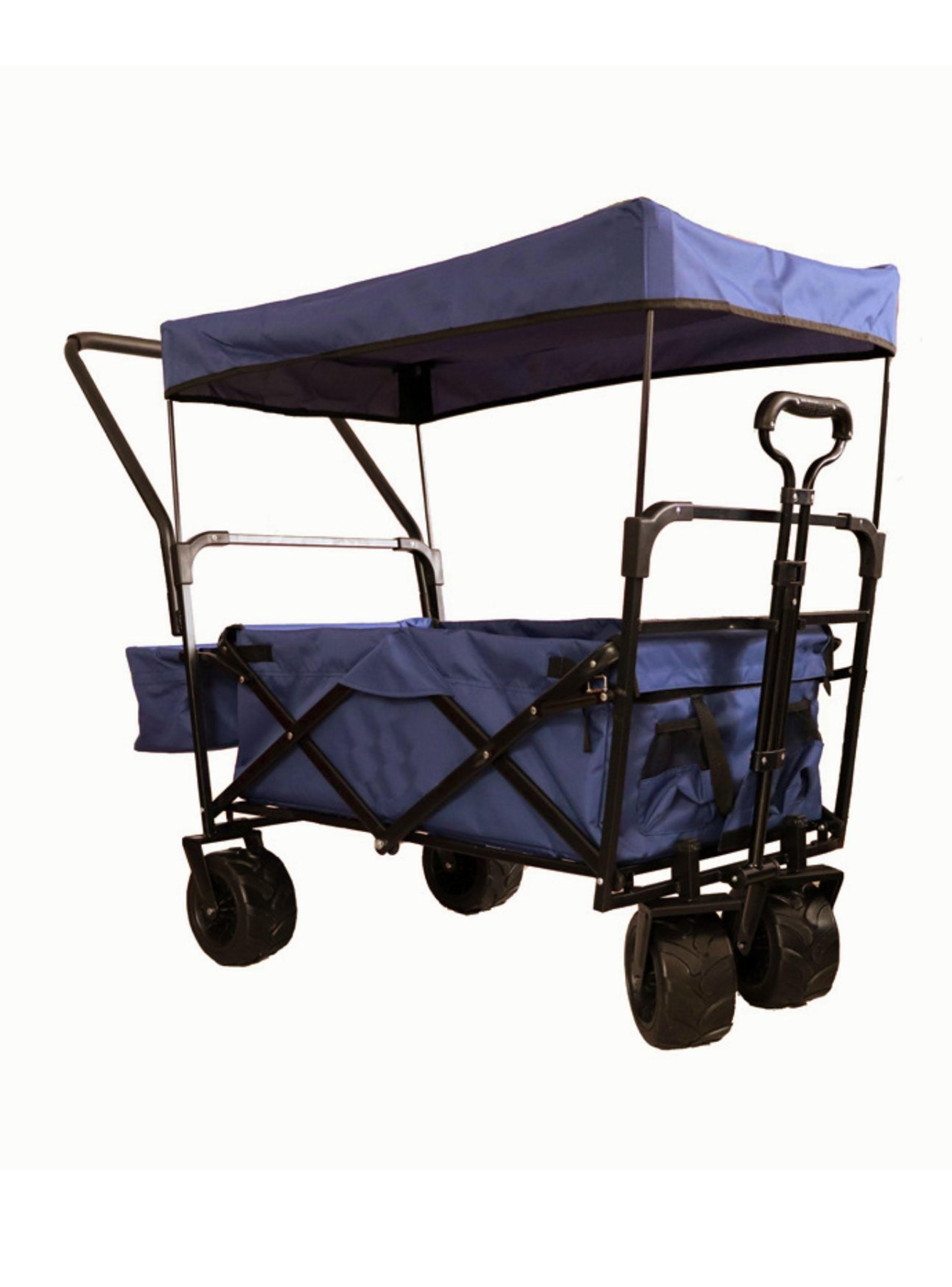 Carro de Arrastre Wagon Plegable Azul-2