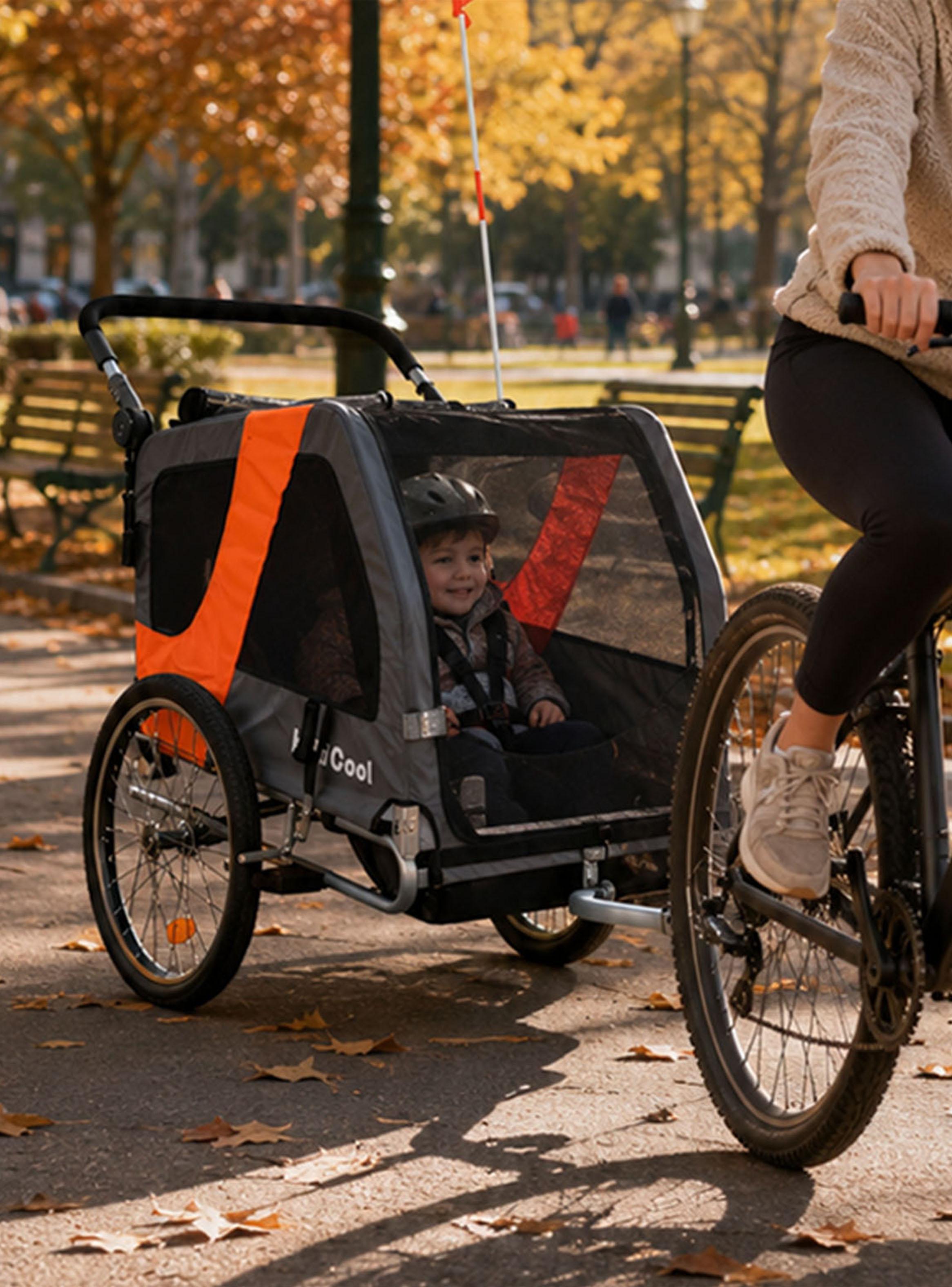 Carro de Paseo Jogger Gris Baby Trailer Single-4