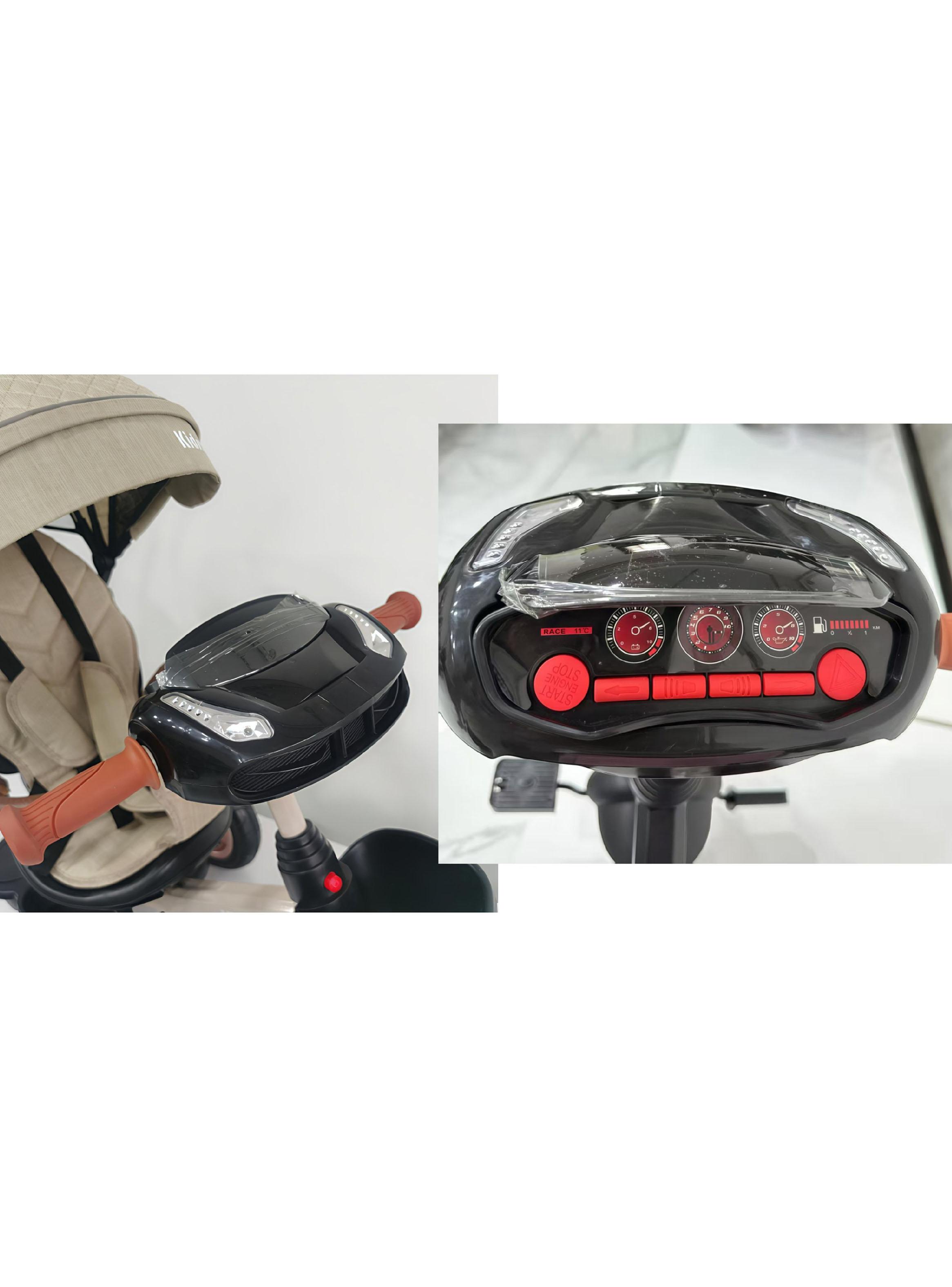 Triciclo Multifunción Luxor 360 Beige-5