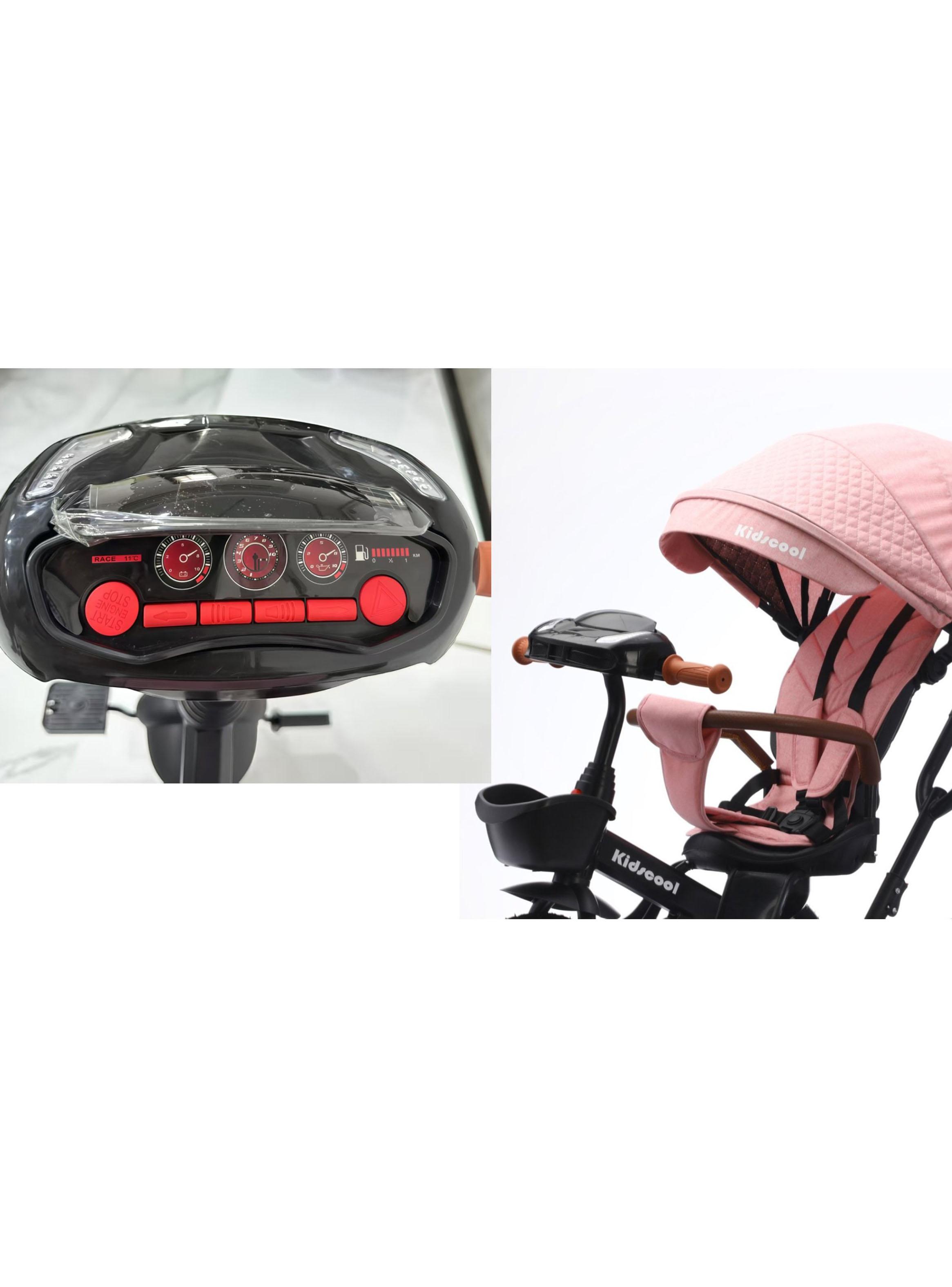 Triciclo Multifunción Luxor 360 Rosado-5