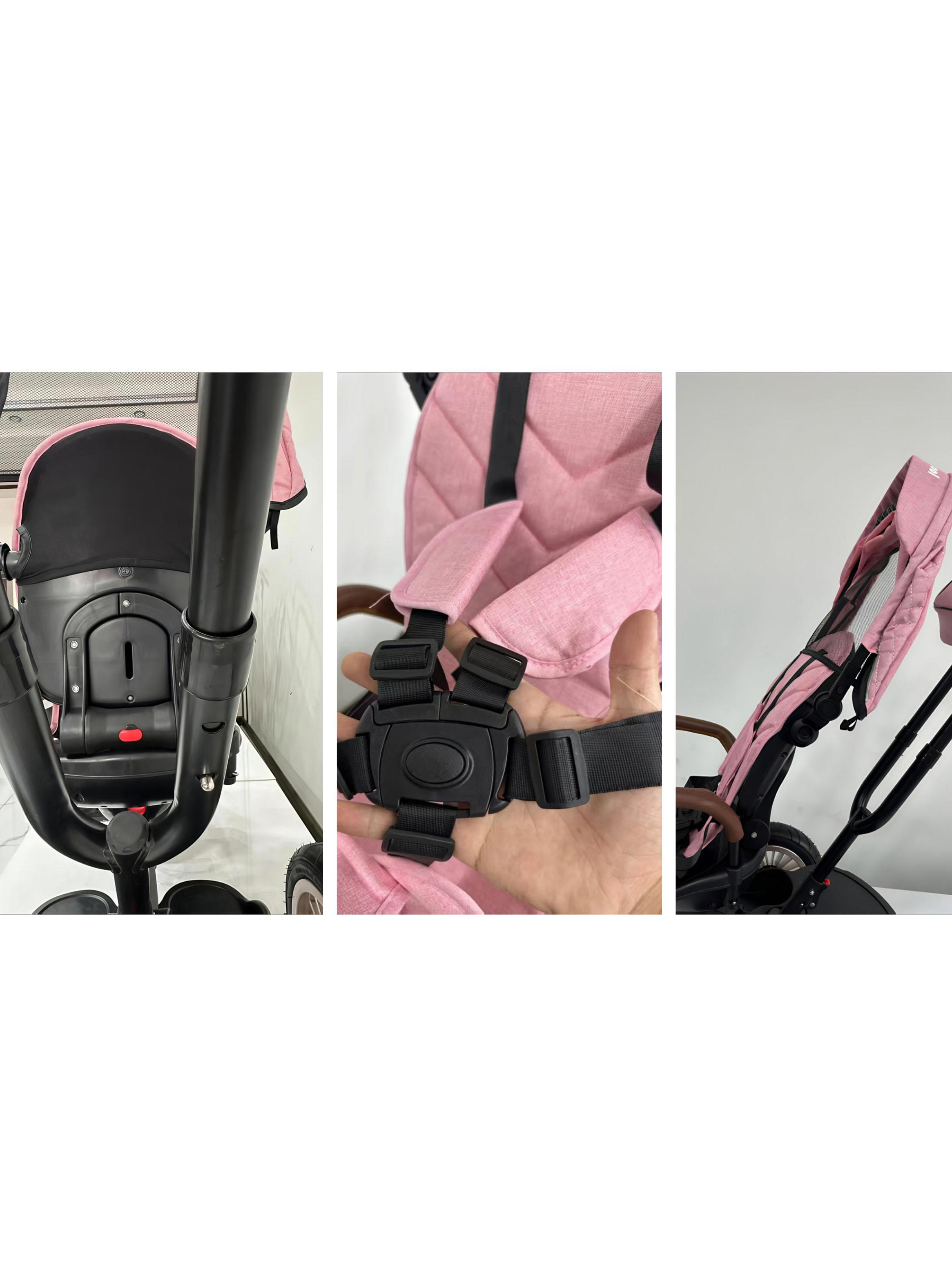 Triciclo Multifunción Luxor 360 Rosado-4