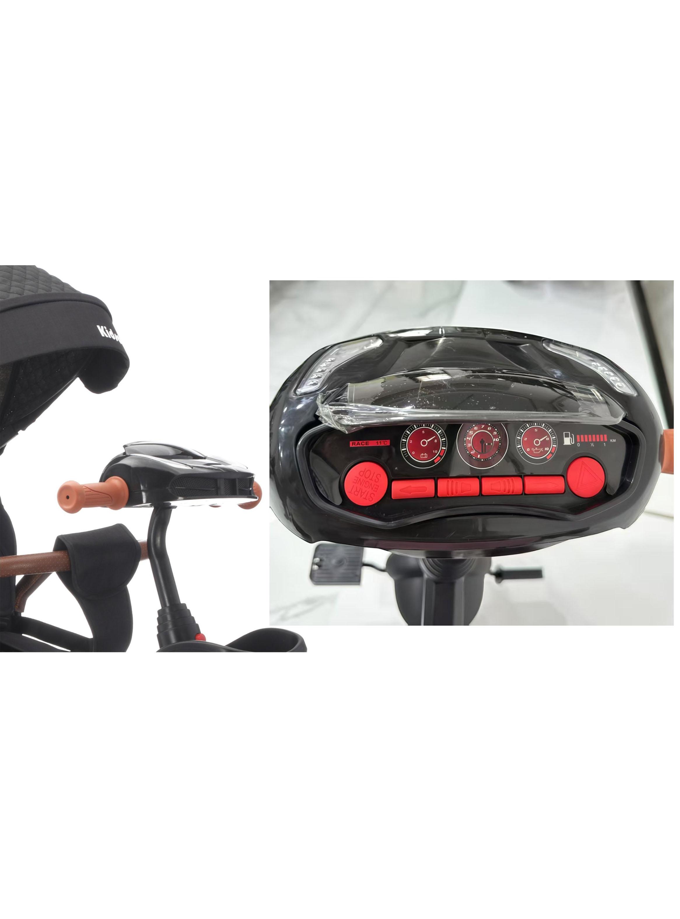 Triciclo Multifunción Luxor 360 Negro-5