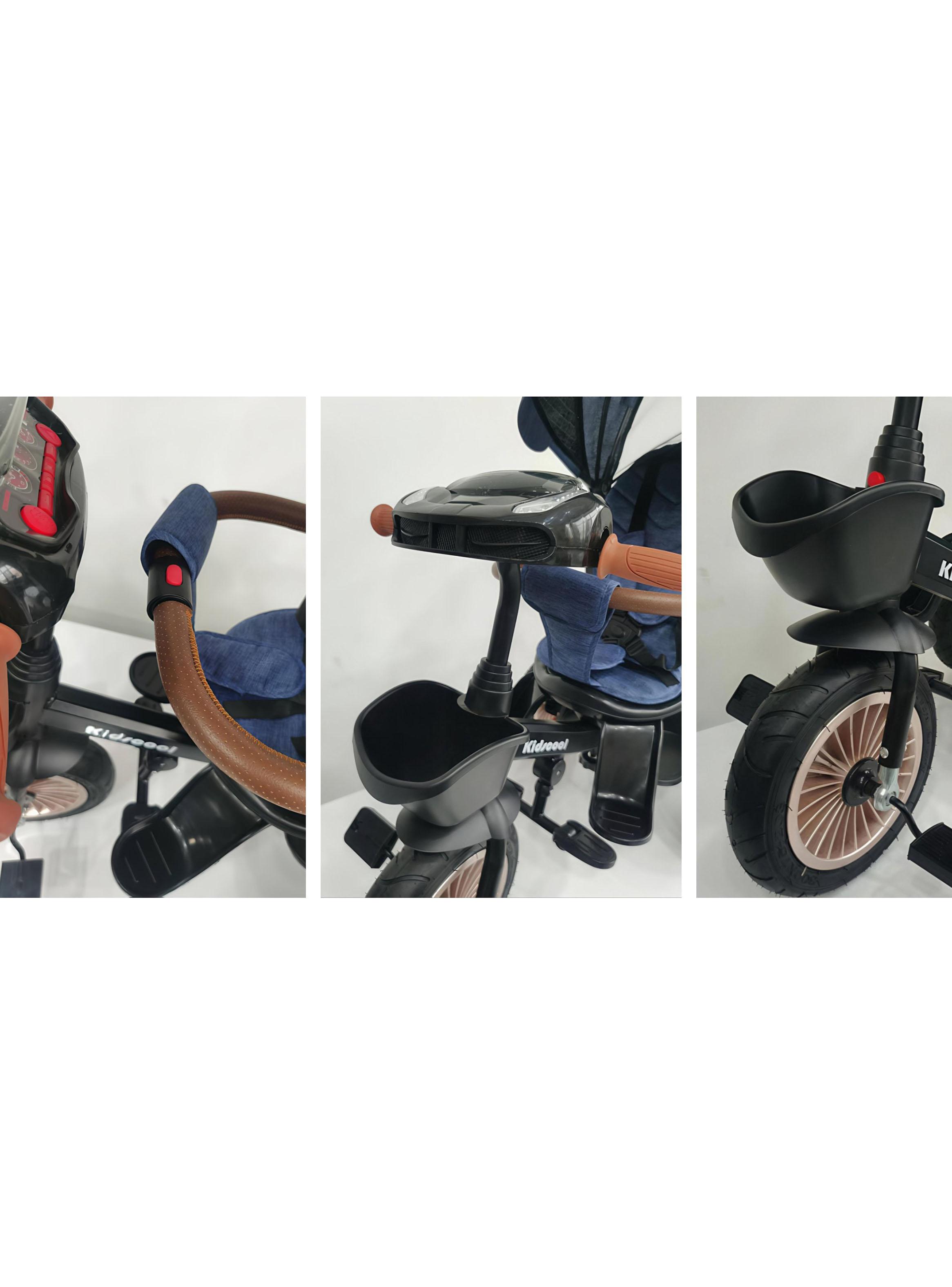 Triciclo Multifunción Luxor 360 Azul-4