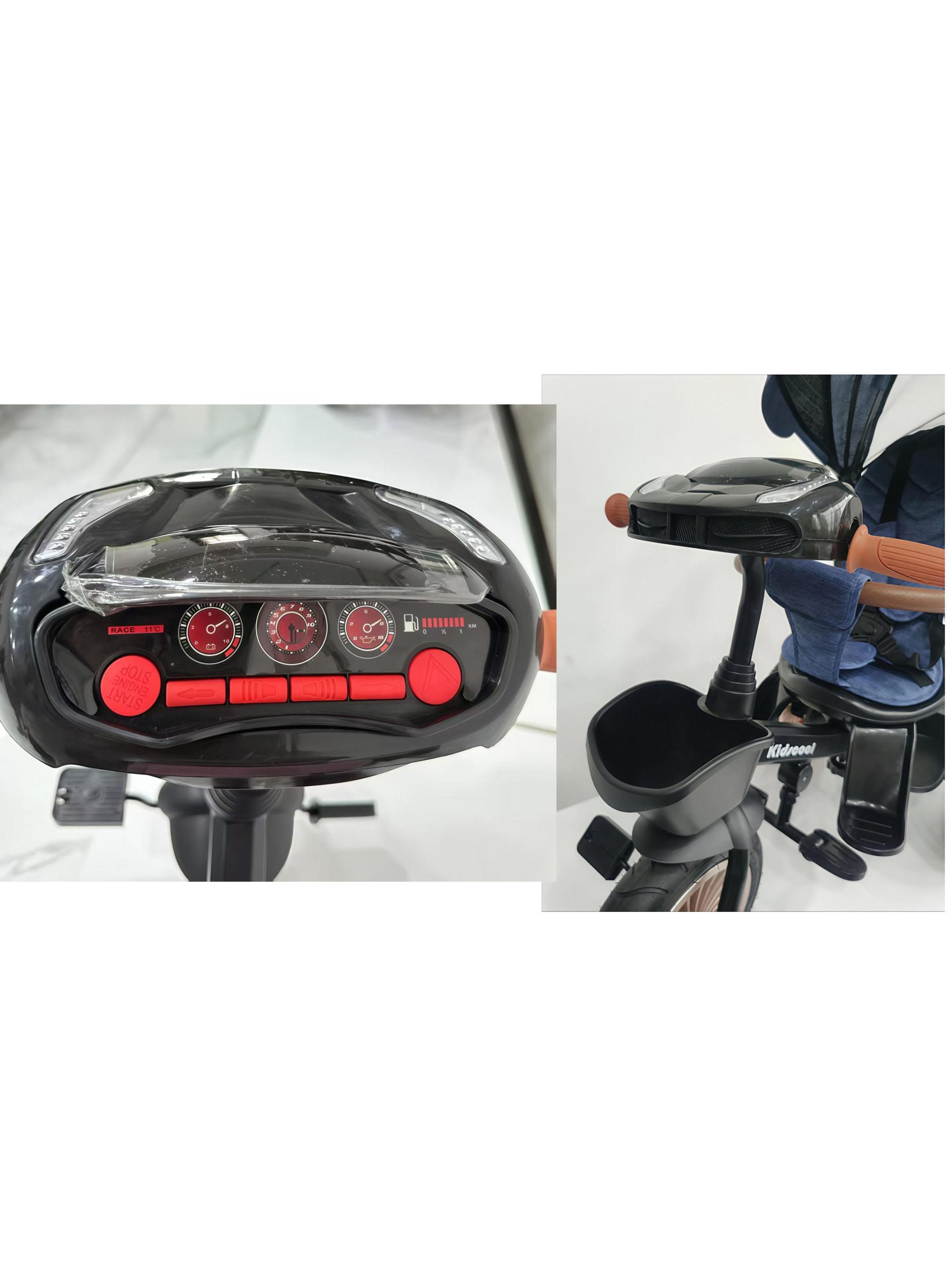 Triciclo Multifunción Luxor 360 Azul-5