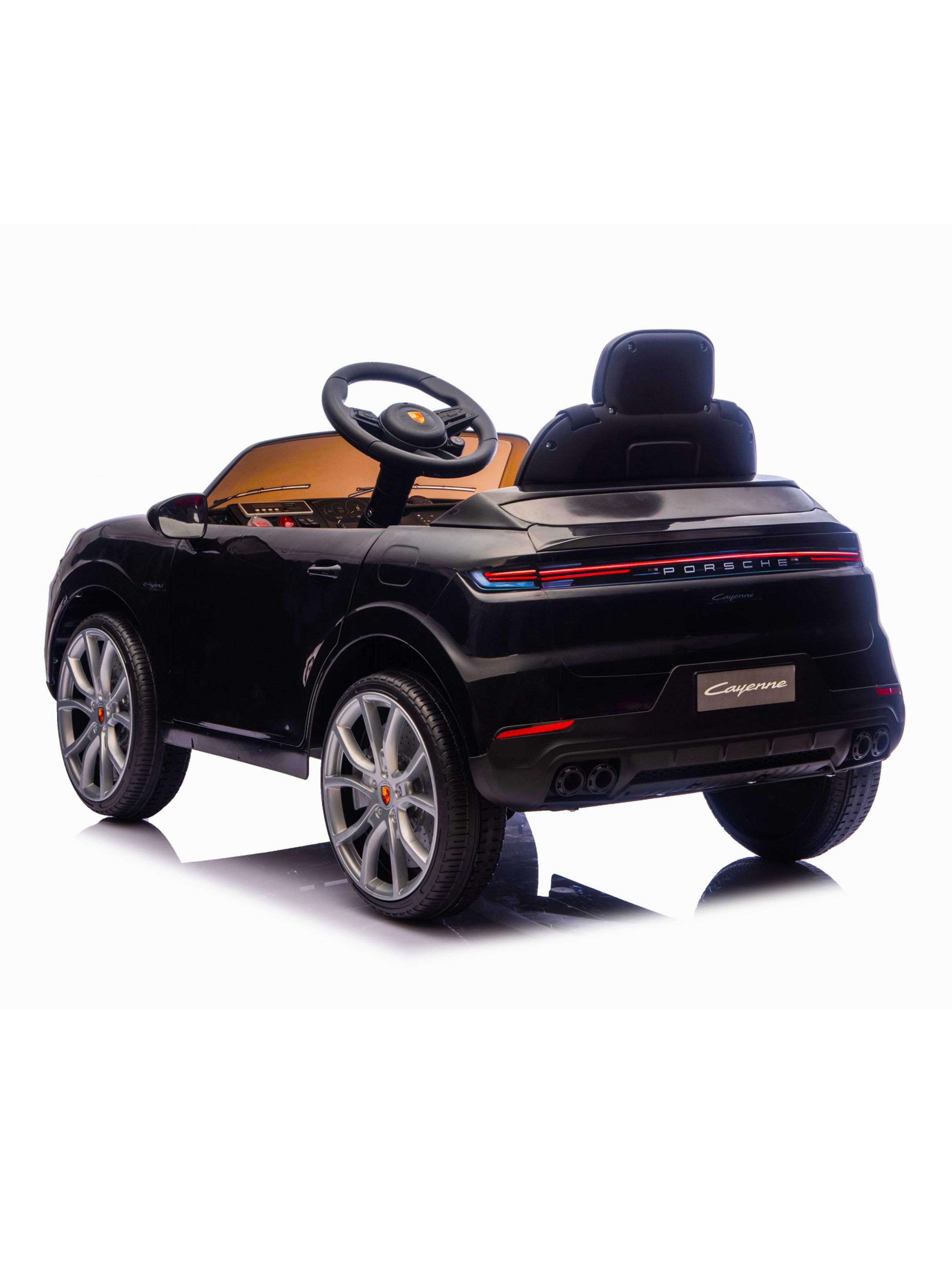 Auto a Batería Porsche Cayenne 12v 2 Motores Negro-4