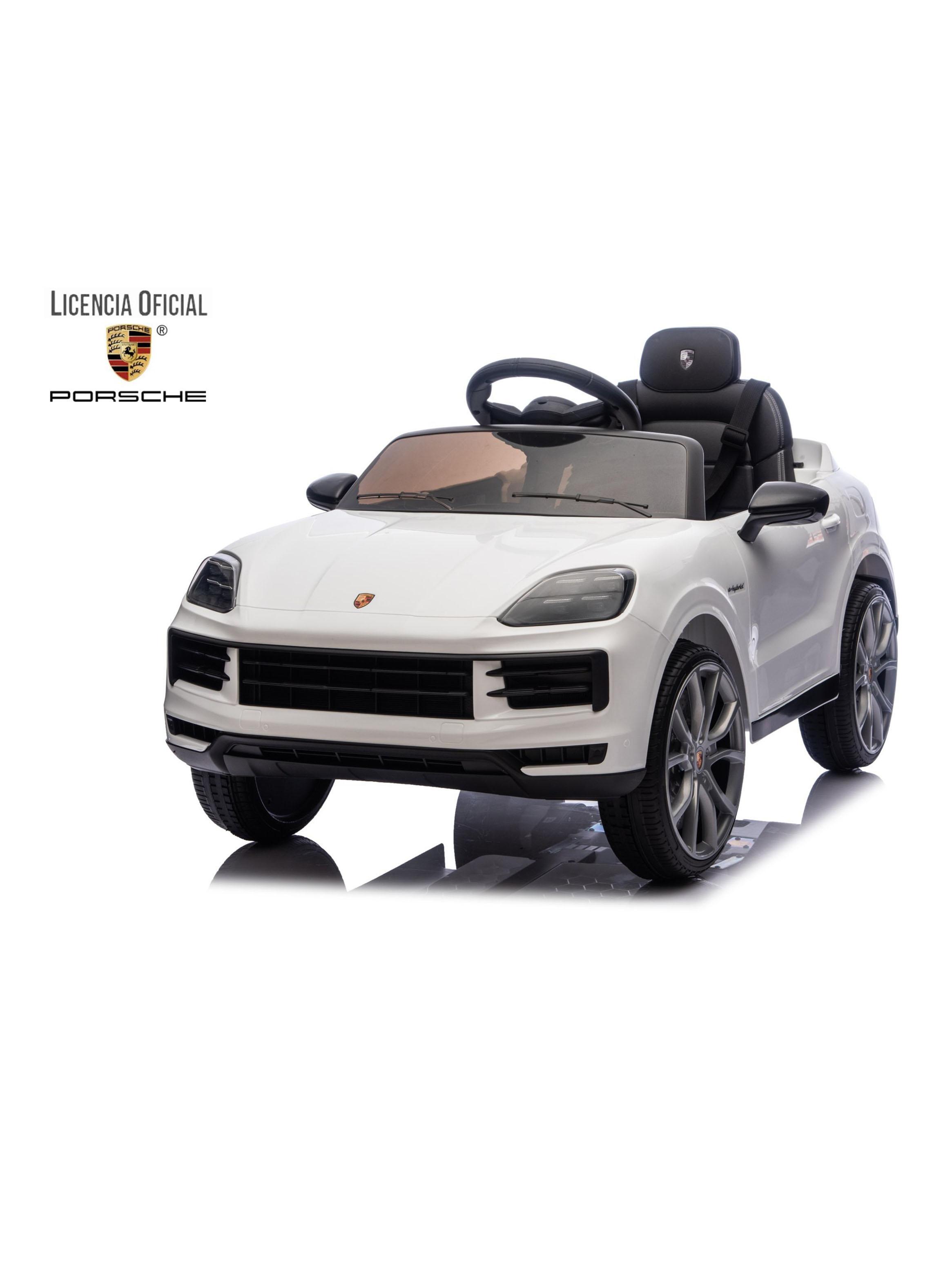 Auto a Batería Porsche Cayenne 12v 2 Motores Blanco-2