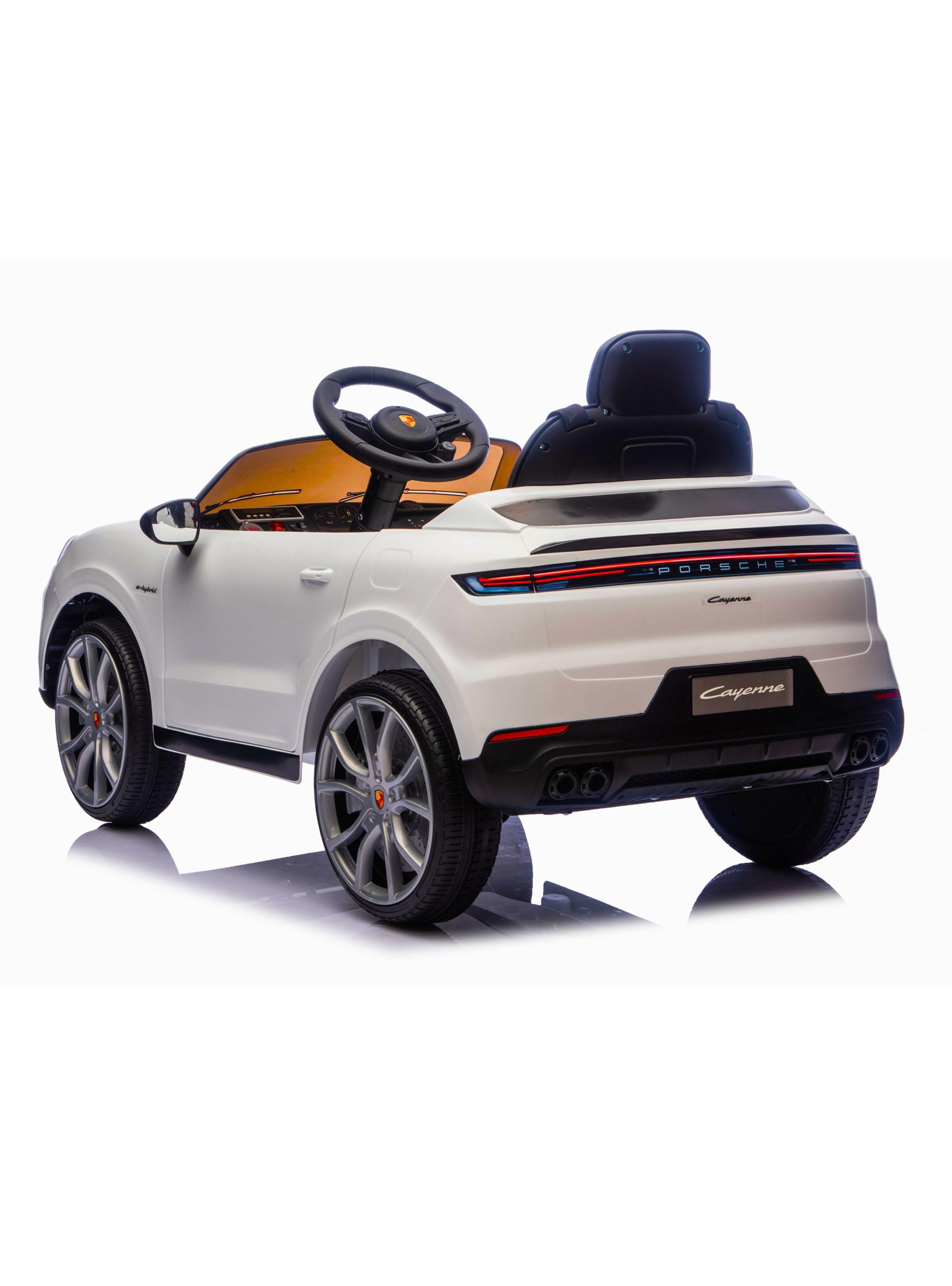 Auto a Batería Porsche Cayenne 12v 2 Motores Blanco-4