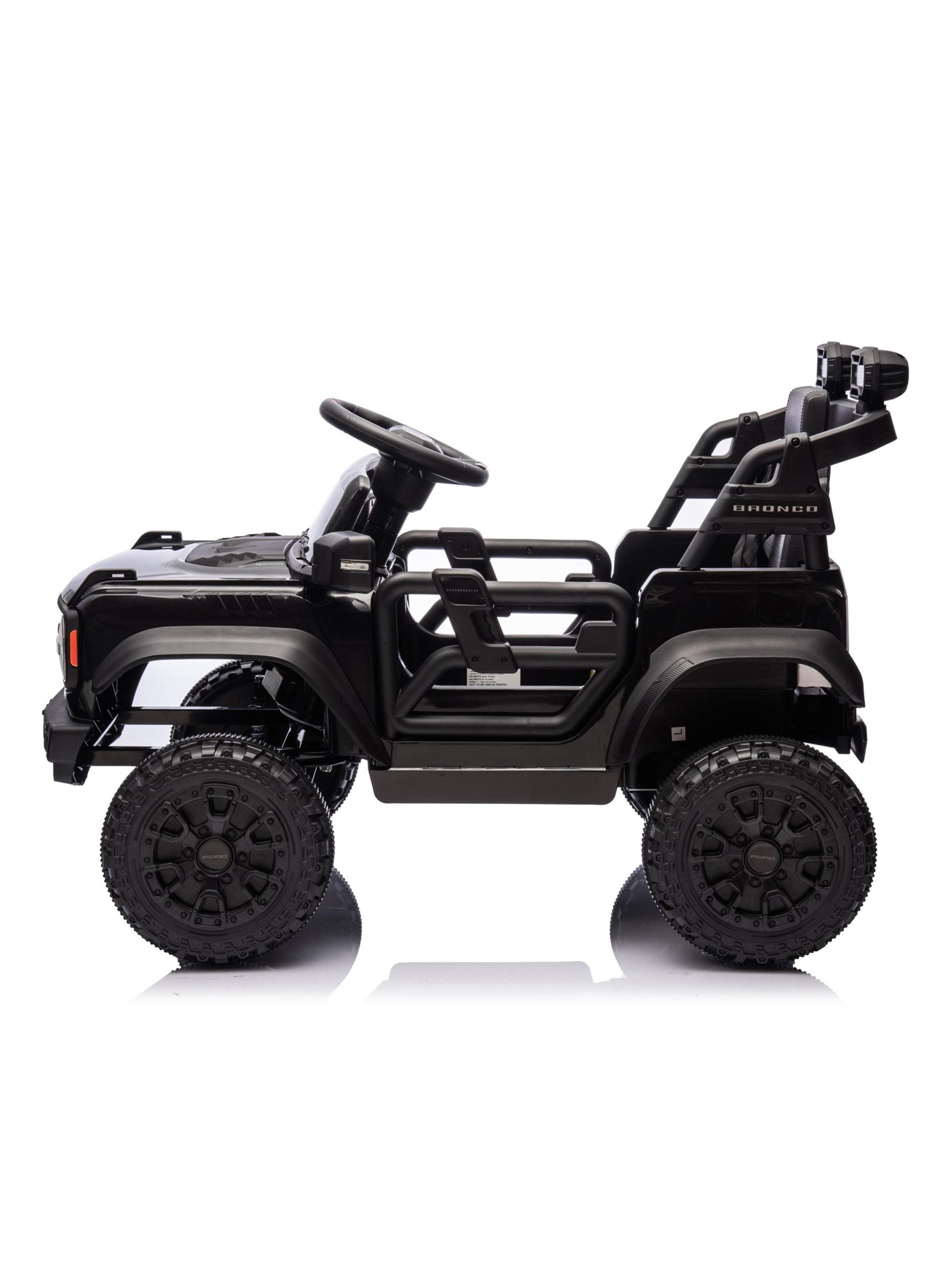 Auto a Batería Ford Bronco Raptor 12v 2 Motores Negro-3