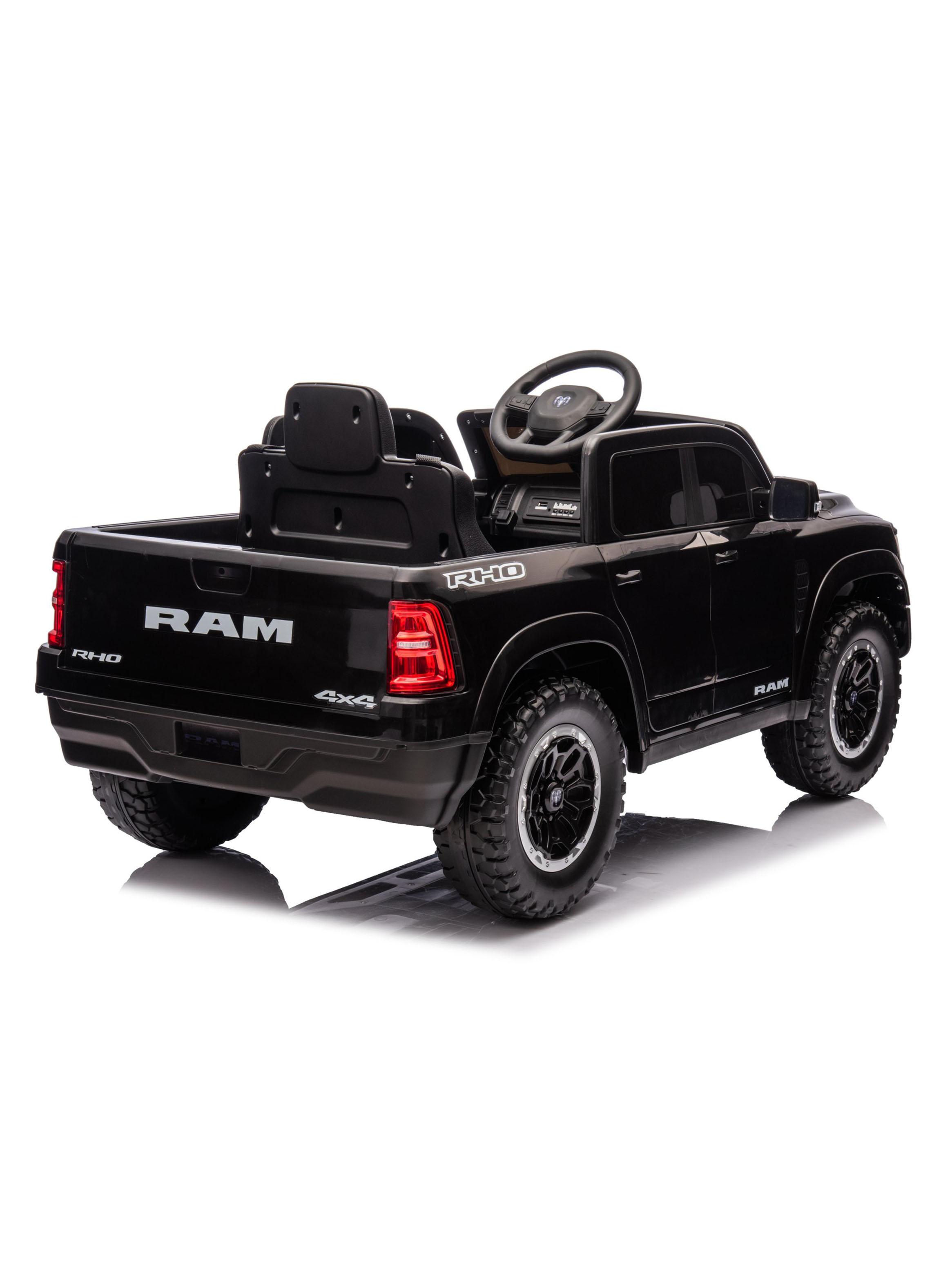 Auto a Batería Ram 1500 RHO Super Truck 12v 2 Motores Negro-2