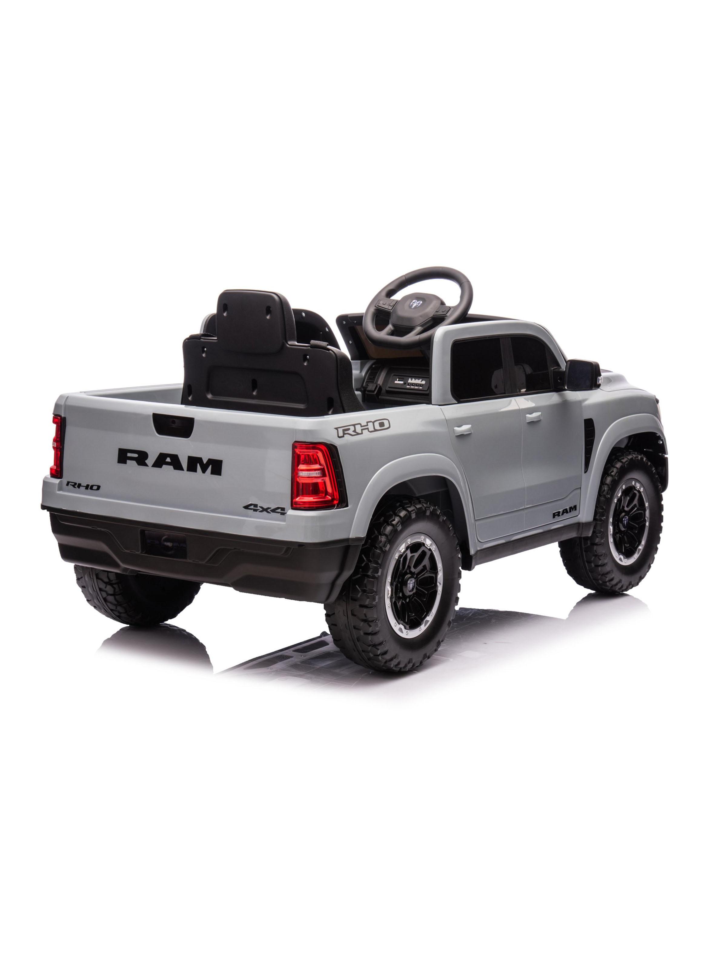 Auto a Batería Ram 1500 RHO Super Truck 12v 2 Motores Gris-2