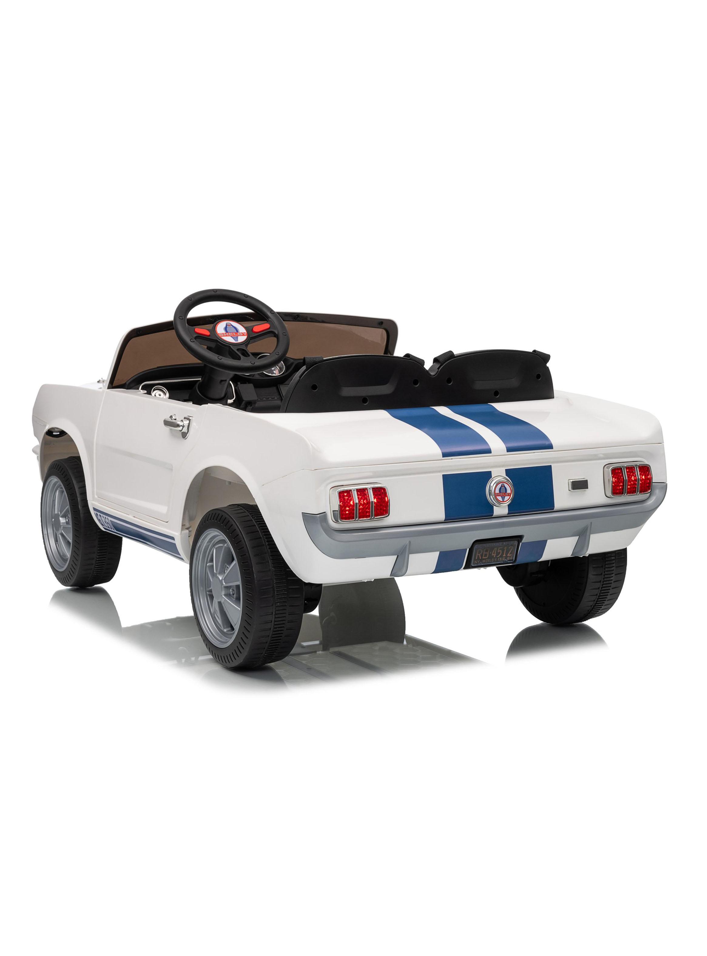 Auto a Batería Shelby Gt350 12v 2 Motores Blanco-2