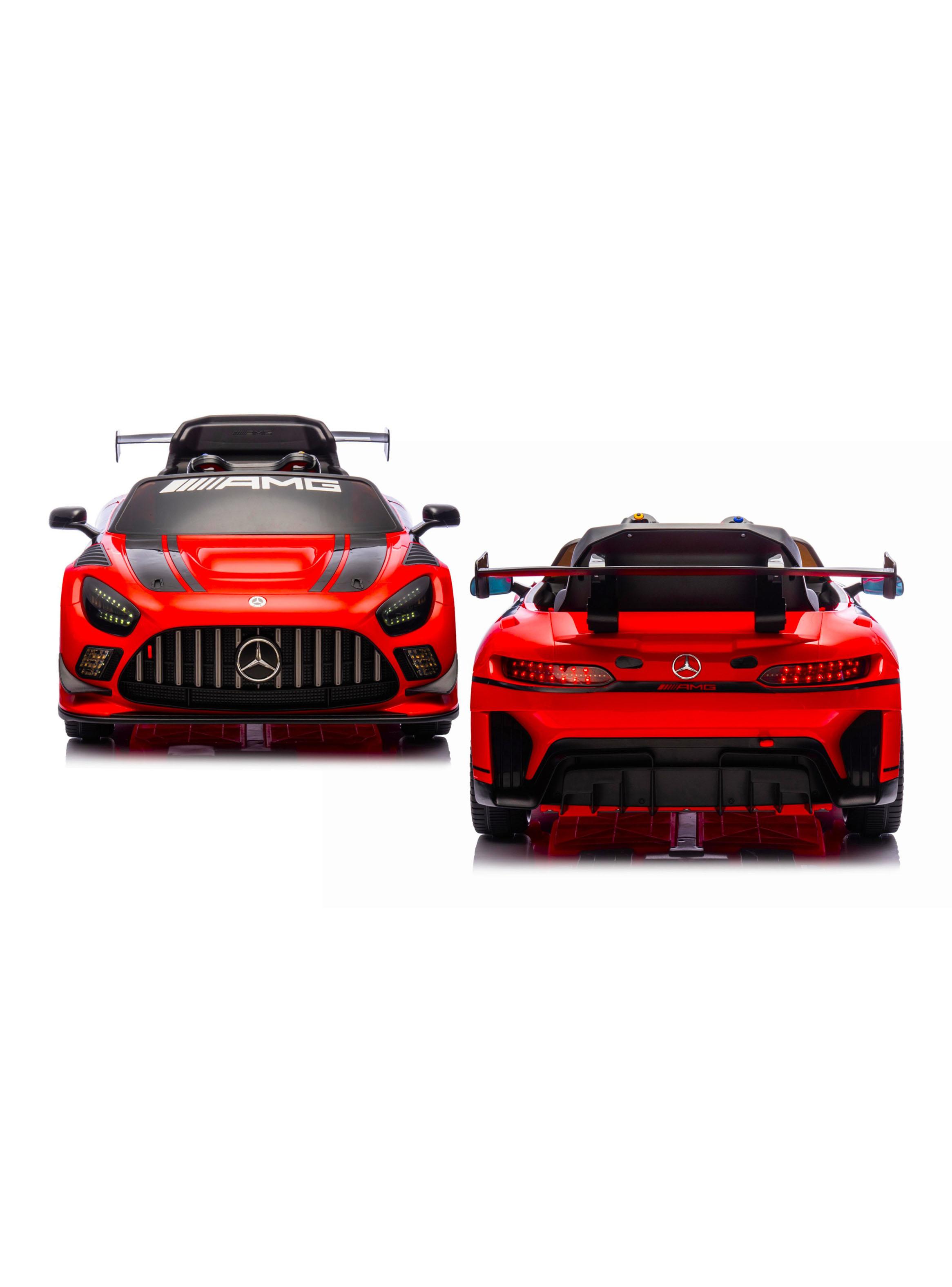 Auto a Batería Orange Racer Mercedes Benz Amg Gt3 12v-5